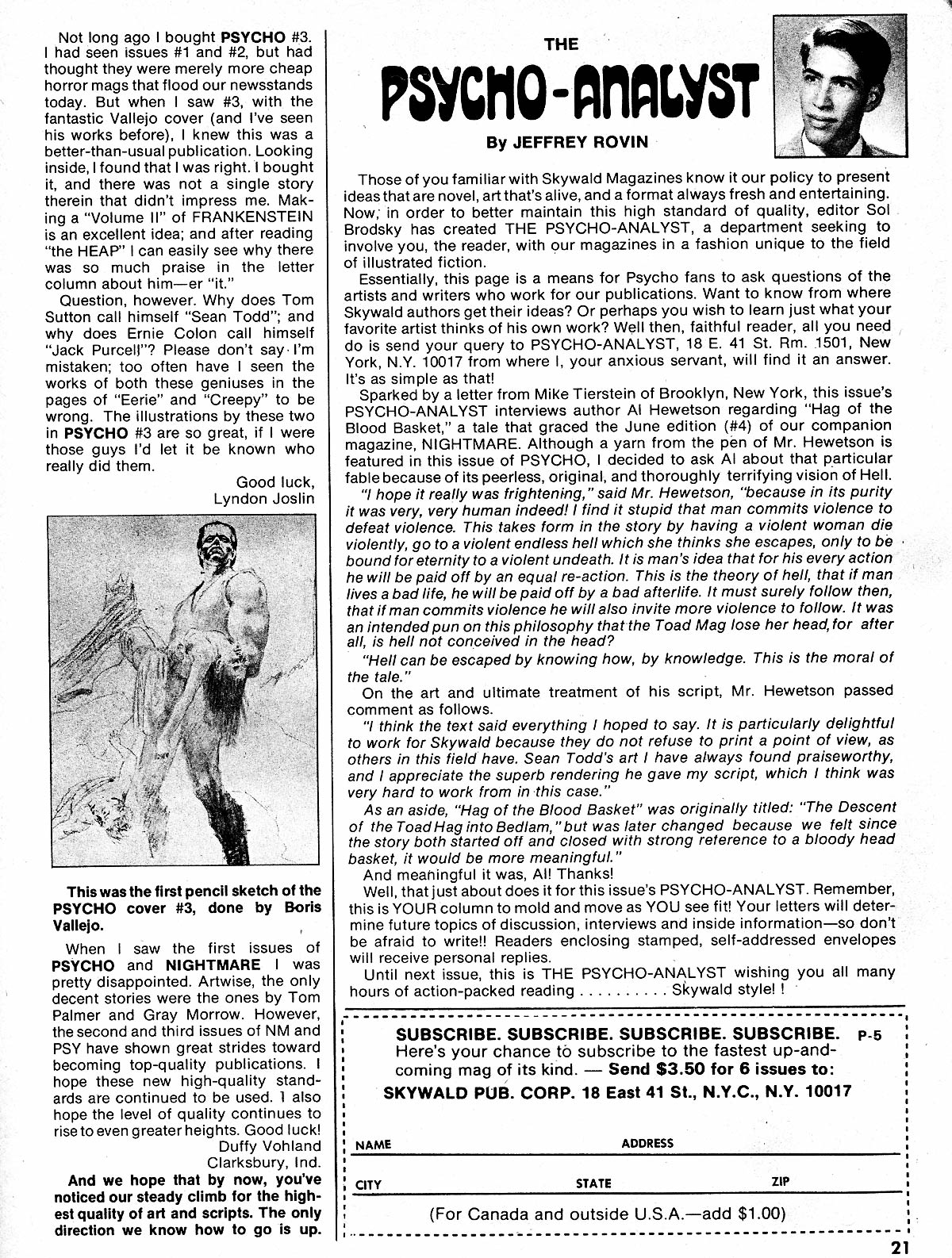 Read online Psycho comic -  Issue #5 - 22