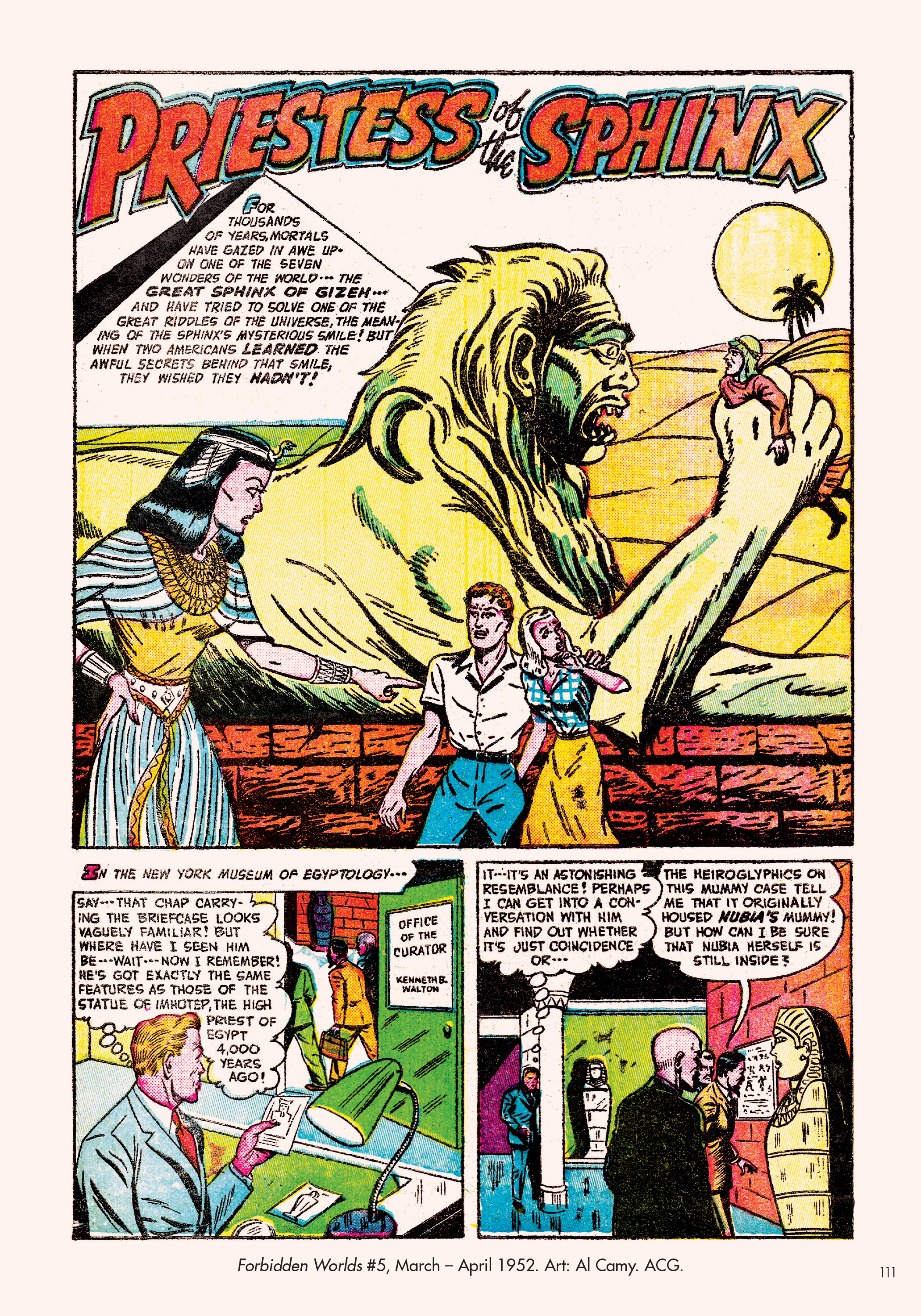 Read online Classic Monsters of Pre-Code Horror Comics: Mummies comic -  Issue # TPB - 111