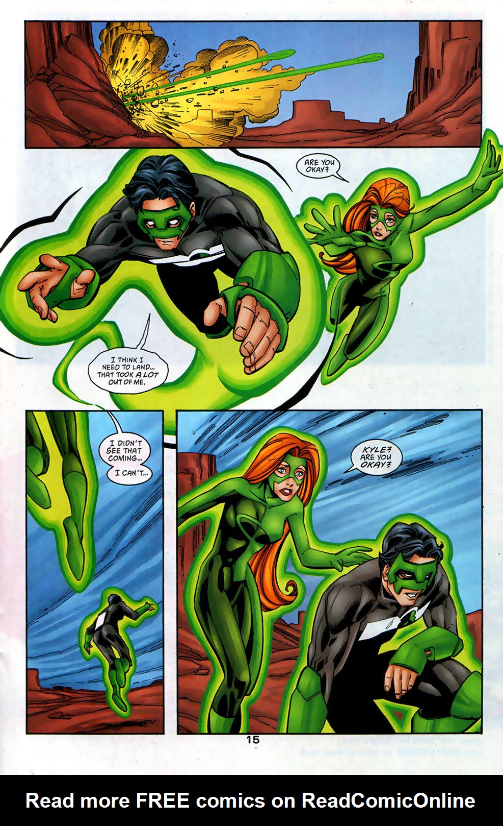 Read online Green Lantern: Circle of Fire comic -  Issue #6 - 16