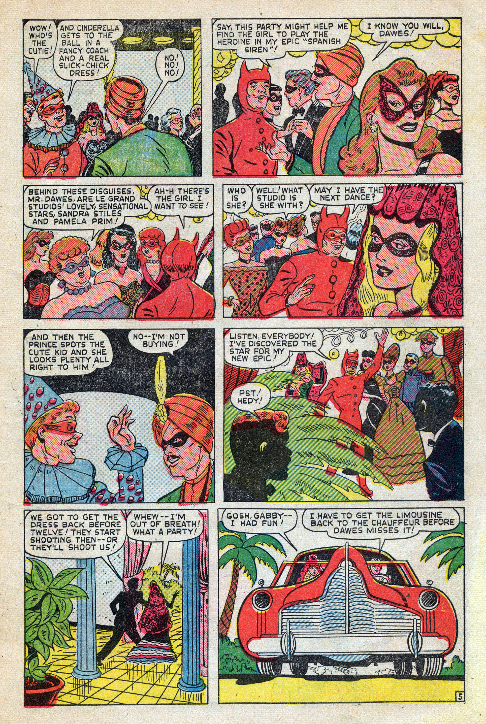 Read online Hedy Of Hollywood Comics comic -  Issue #40 - 7