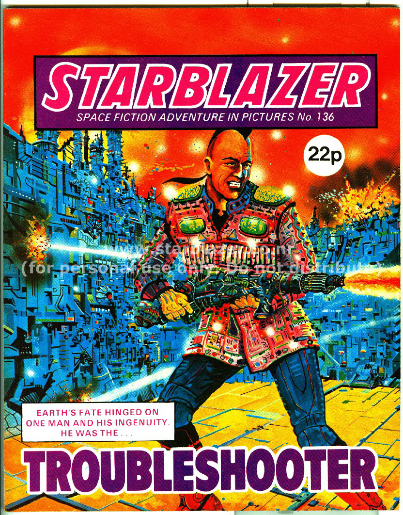 Read online Starblazer comic -  Issue #136 - 1