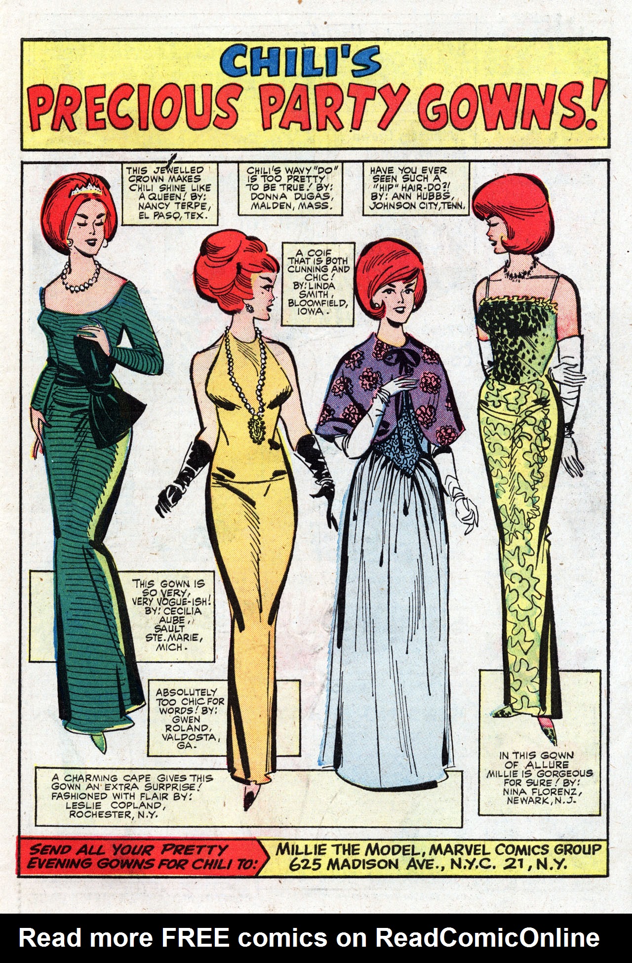Read online Millie the Model comic -  Issue #128 - 7