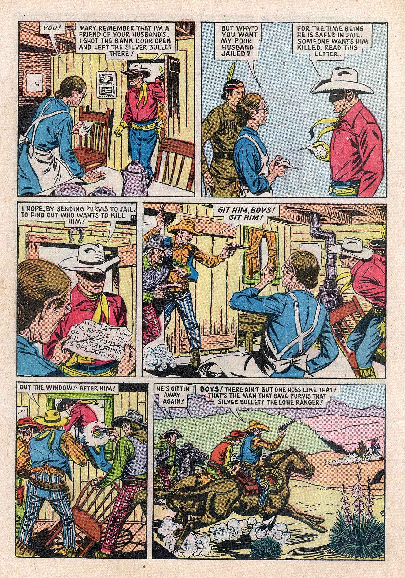Read online The Lone Ranger (1948) comic -  Issue #27 - 38