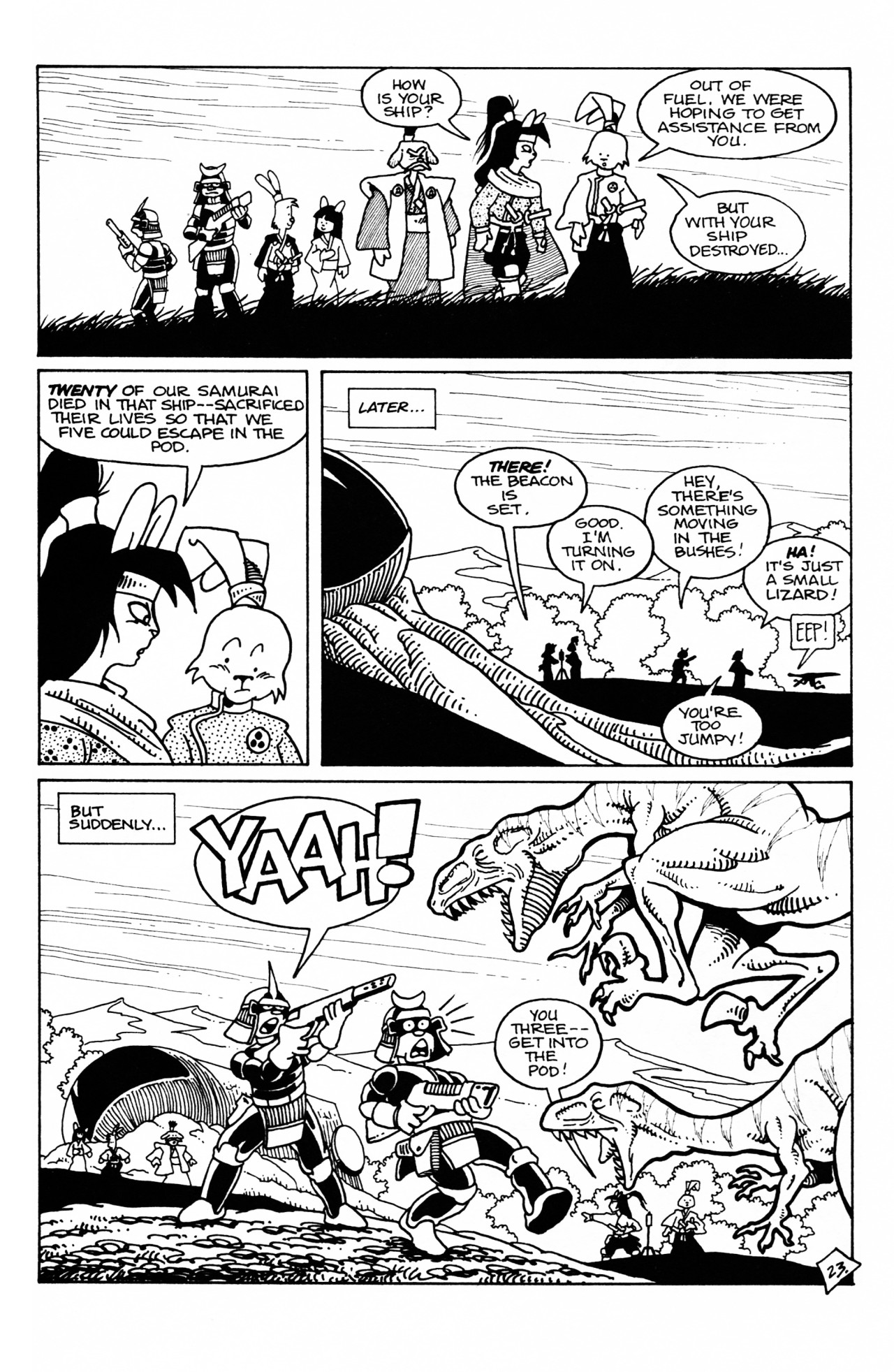 Read online Space Usagi (1992) comic -  Issue #2 - 25