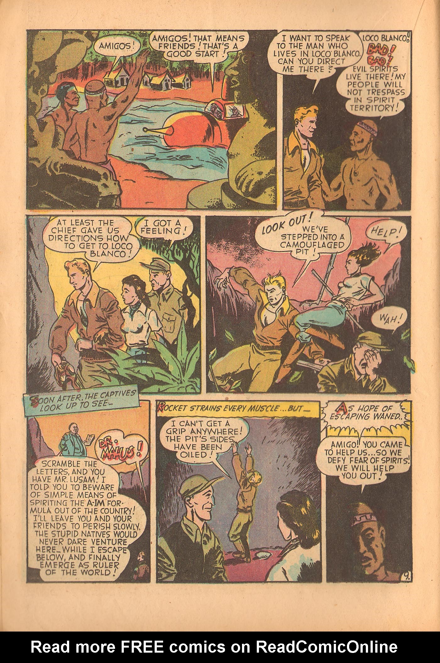 Read online Rocket Kelly (1945) comic -  Issue #4 - 22