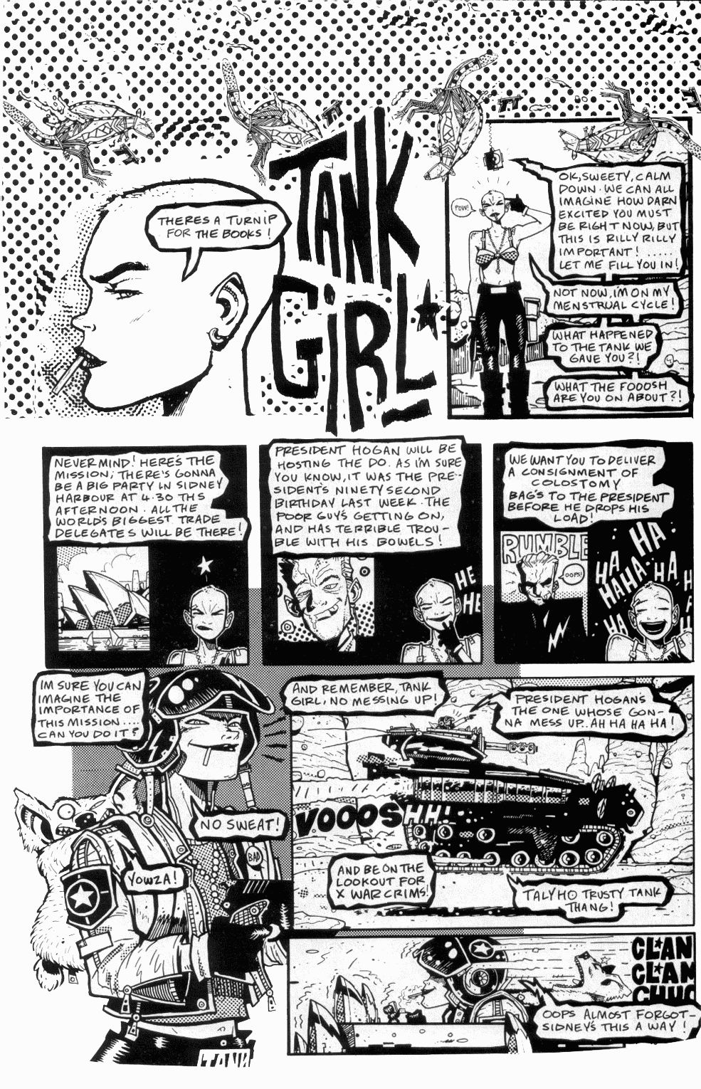 Read online Tank Girl (1991) comic -  Issue #1 - 11