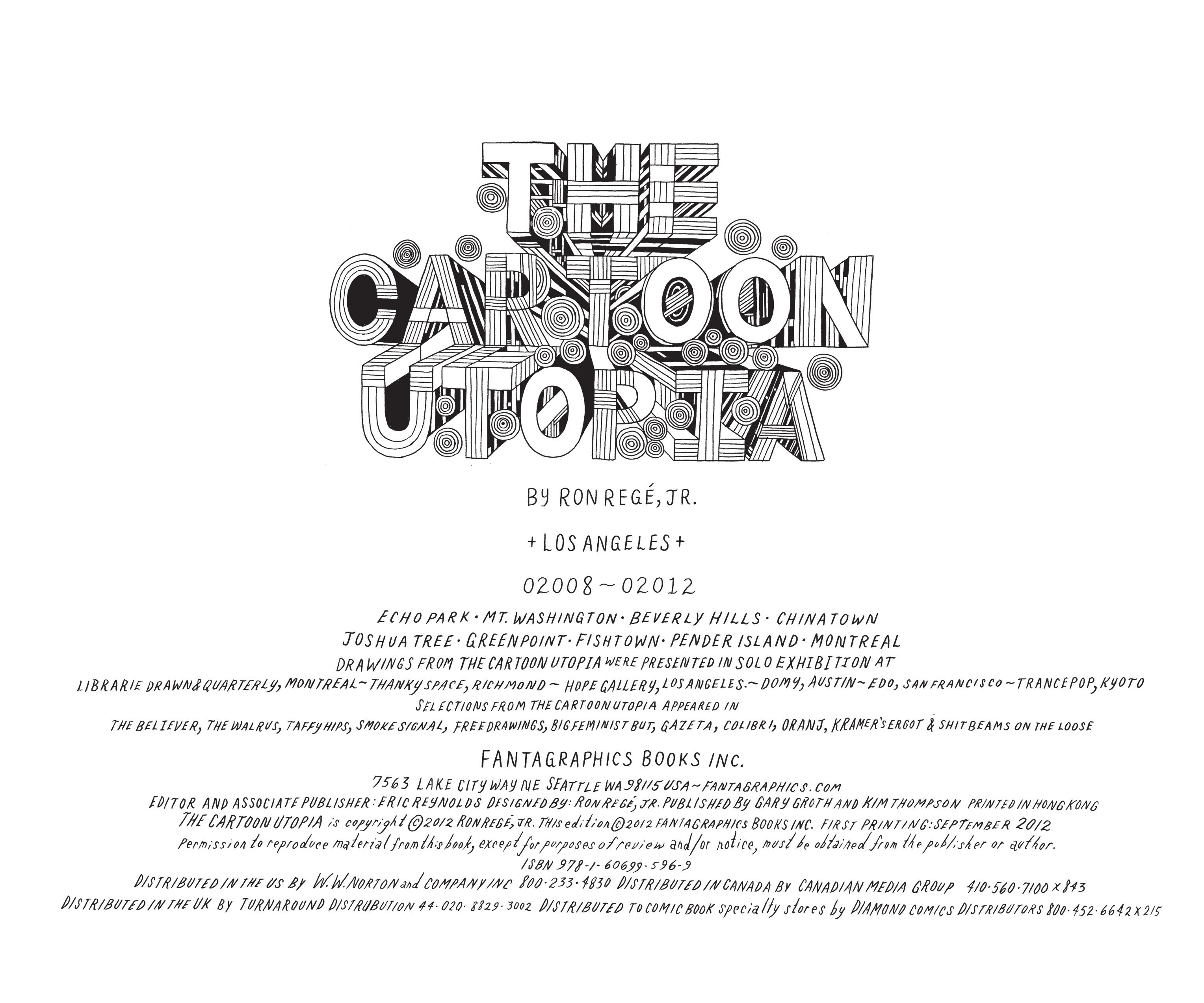 Read online The Cartoon Utopia comic -  Issue # TPB - 2