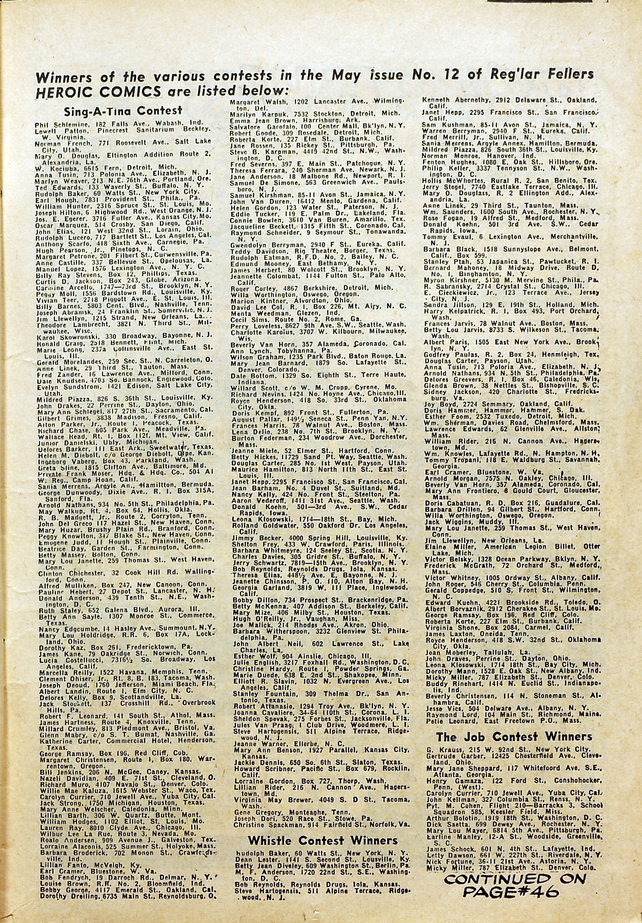 Read online Reg'lar Fellers Heroic Comics comic -  Issue #15 - 21