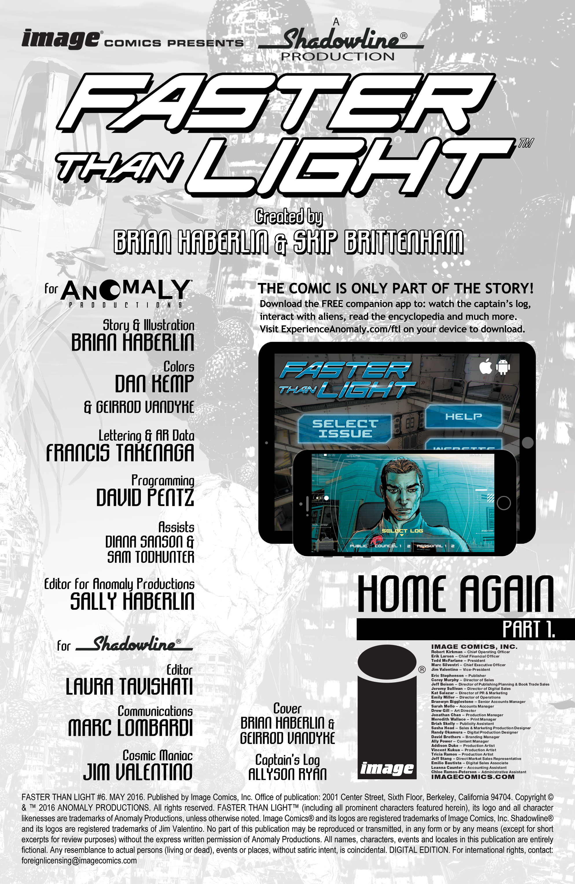 Read online Faster than Light comic -  Issue #6 - 2