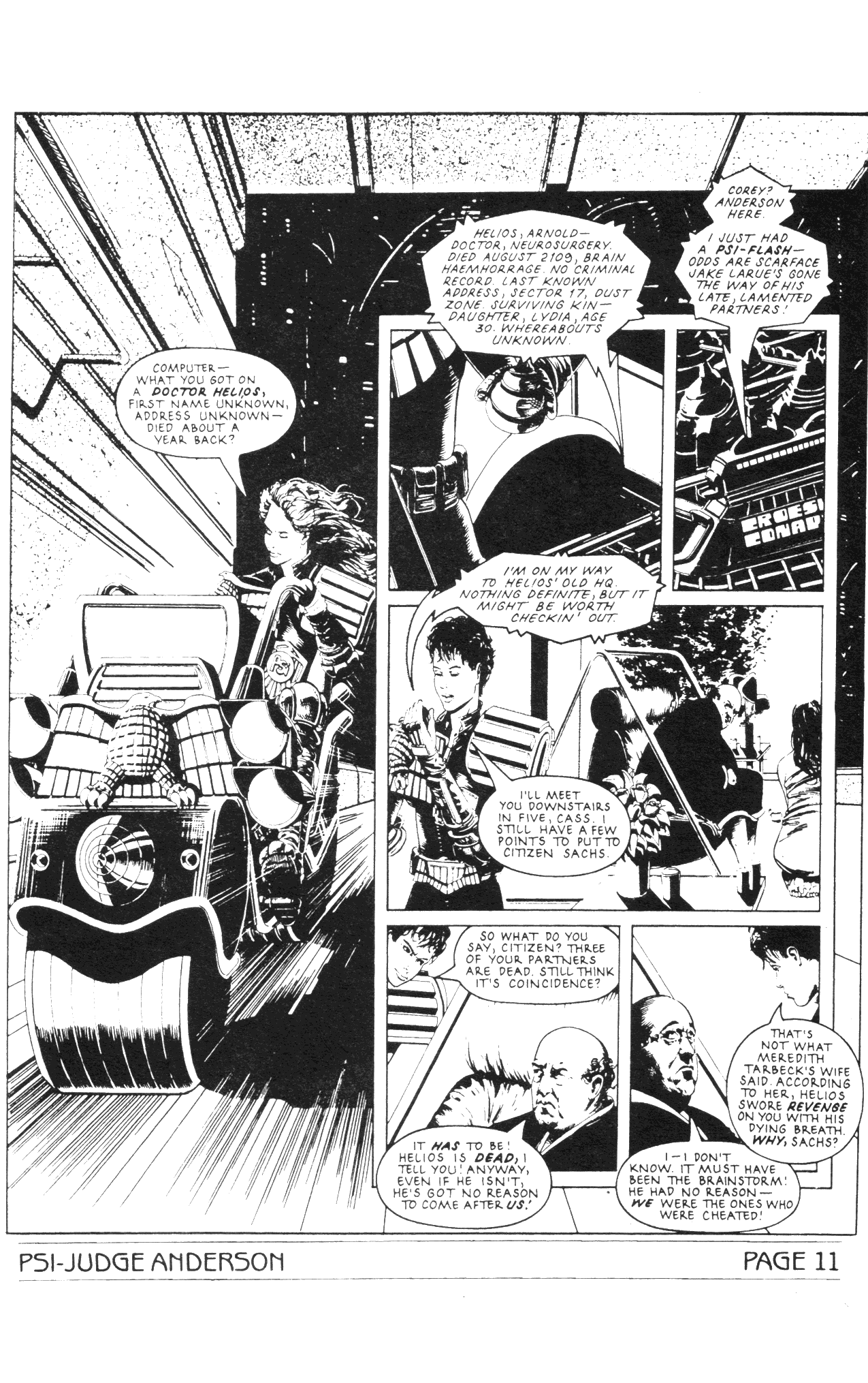 Read online Psi-Judge Anderson comic -  Issue #9 - 13