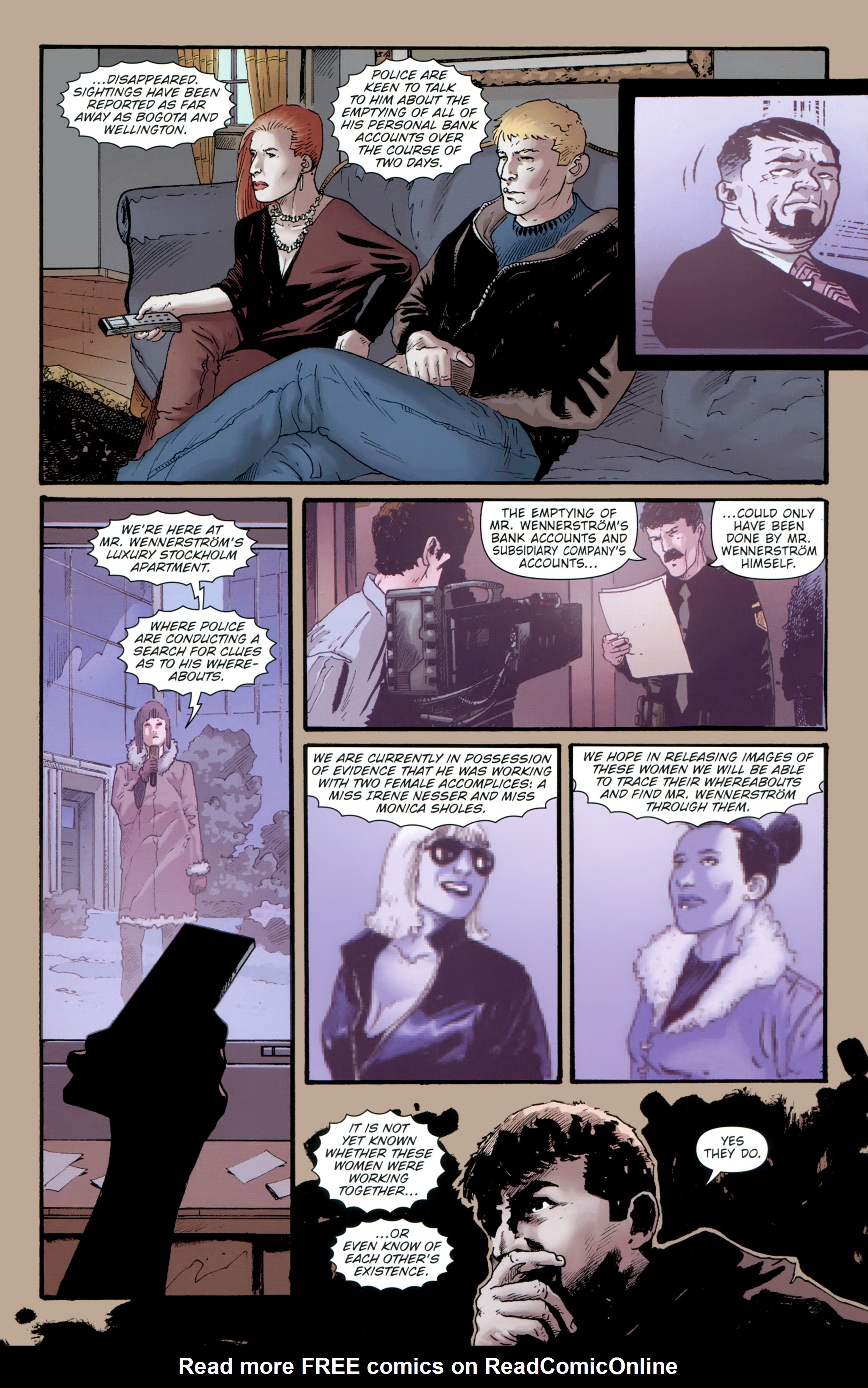 Read online The Girl With the Dragon Tattoo comic -  Issue # TPB 2 - 150