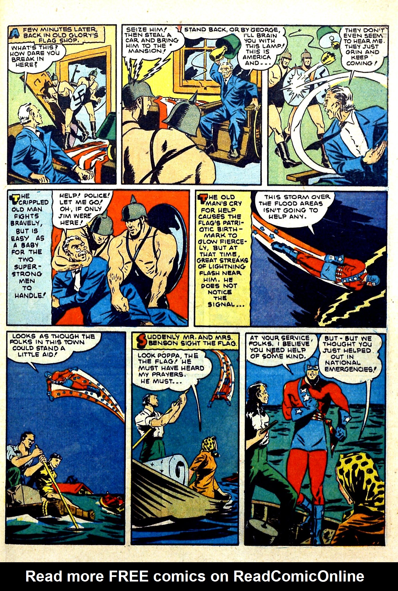 Read online Our Flag Comics comic -  Issue #3 - 38