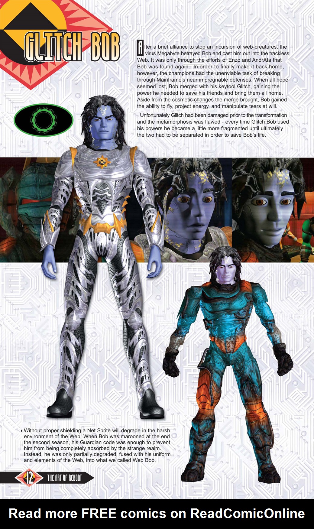 Read online The Art of Reboot comic -  Issue # TPB - 12