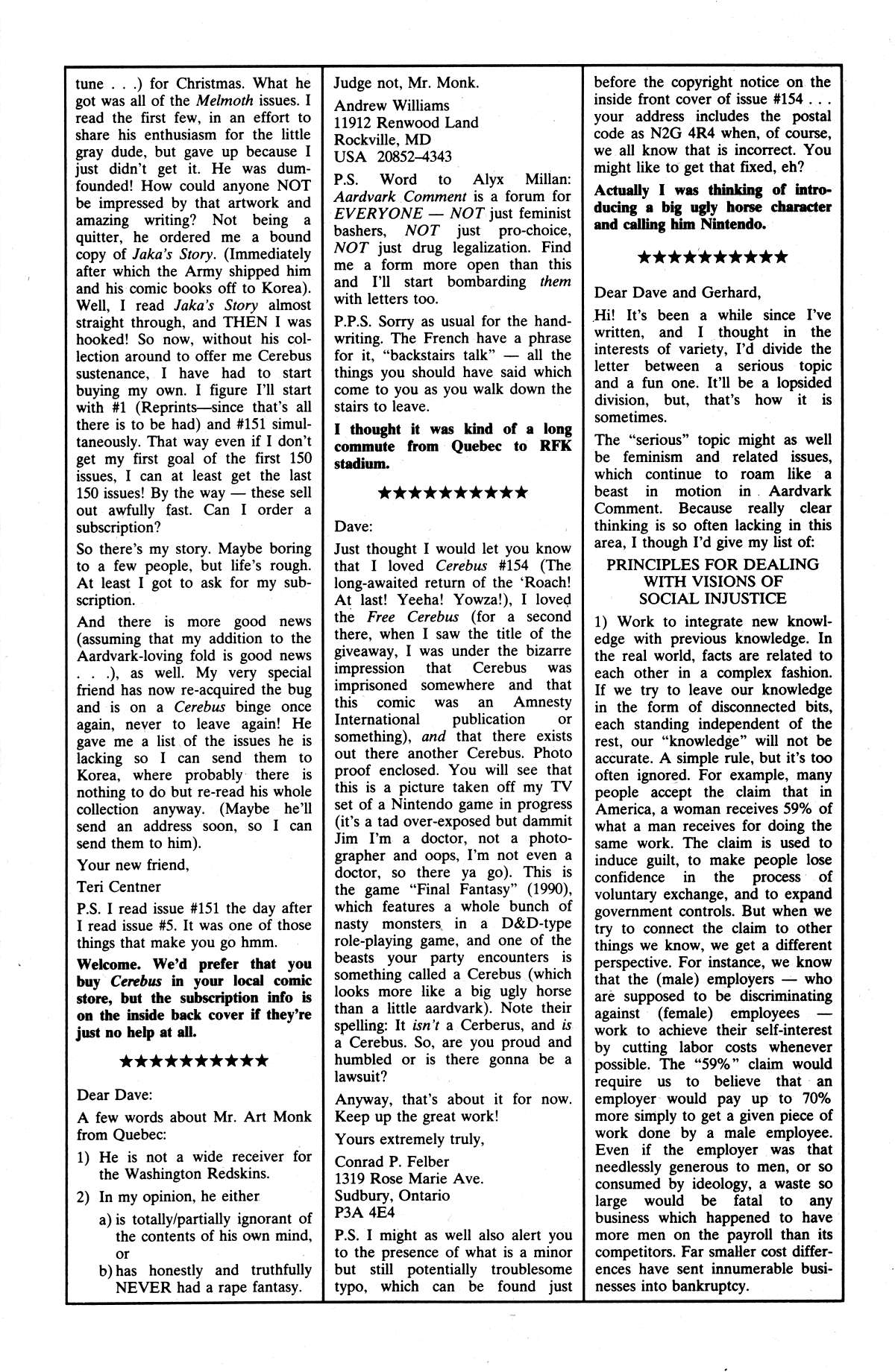 Read online Cerebus comic -  Issue #157 - 26