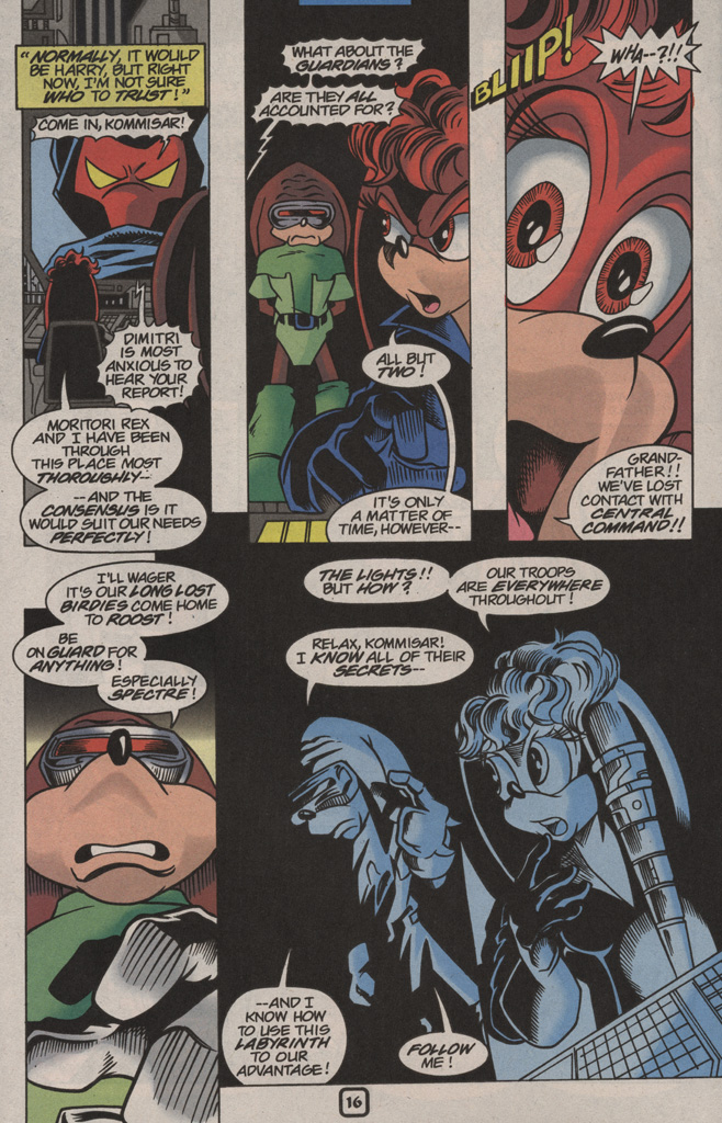 Read online Knuckles the Echidna comic -  Issue #24 - 22