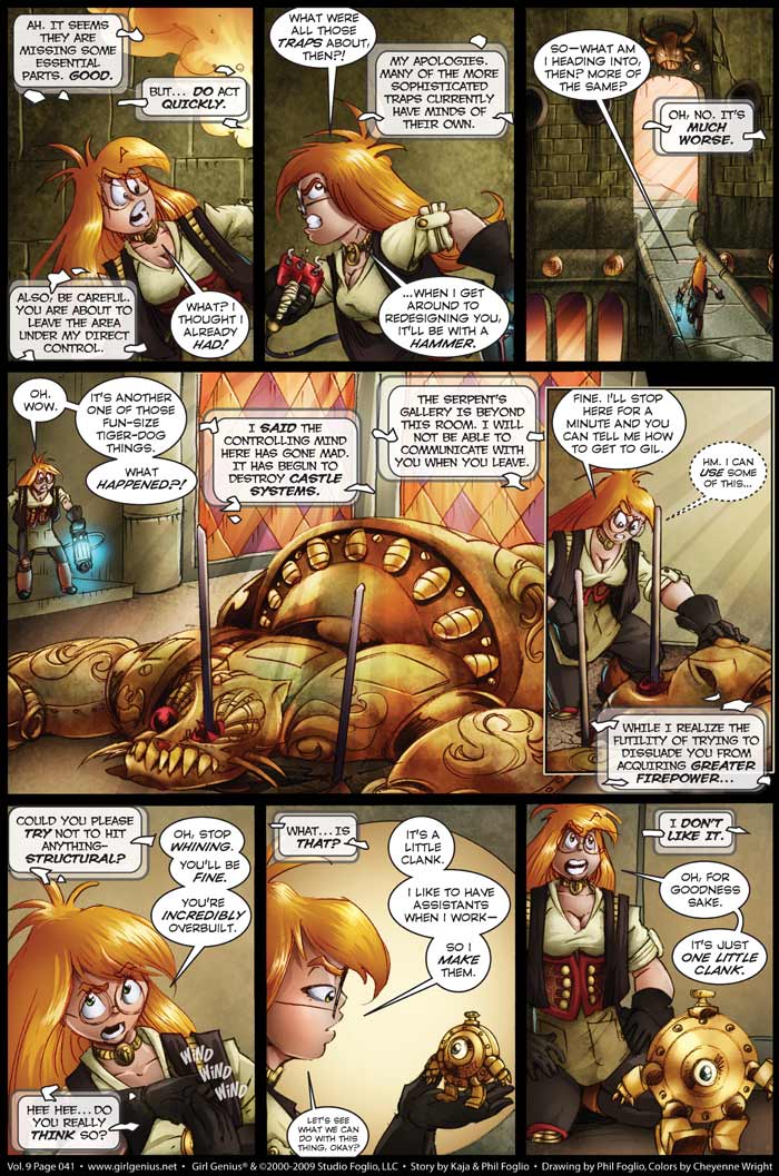 Read online Girl Genius (2002) comic -  Issue #9 - 42