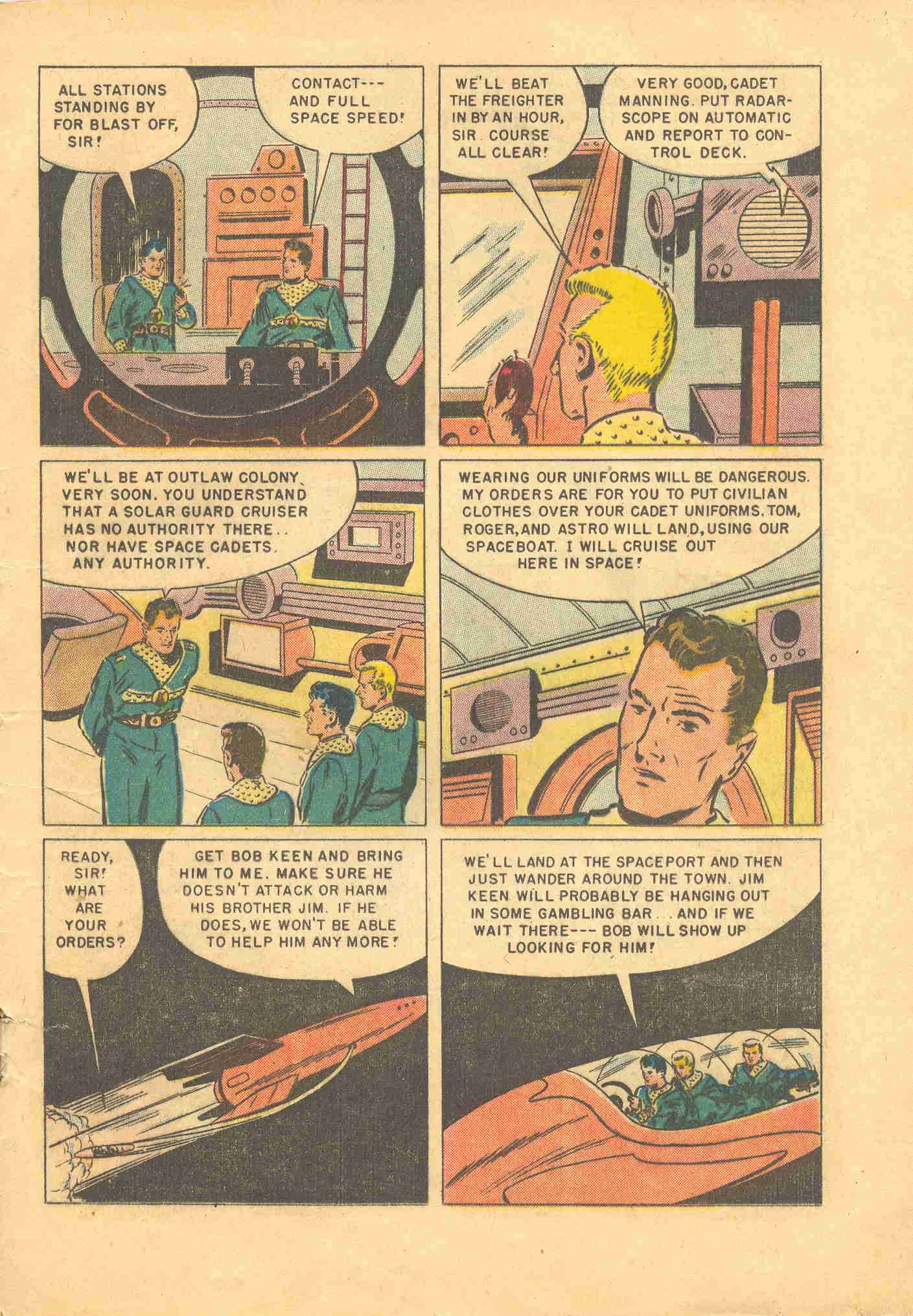 Read online Tom Corbett, Space Cadet comic -  Issue #7 - 21
