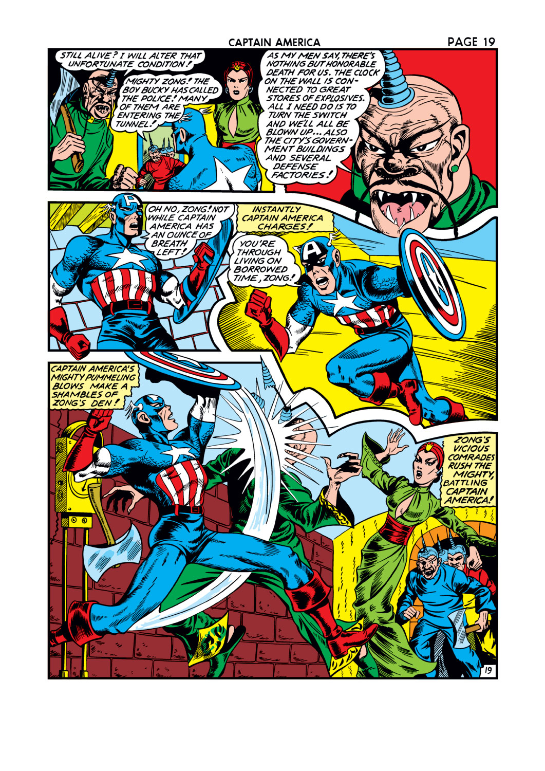 Read online Captain America Comics comic -  Issue #13 - 21