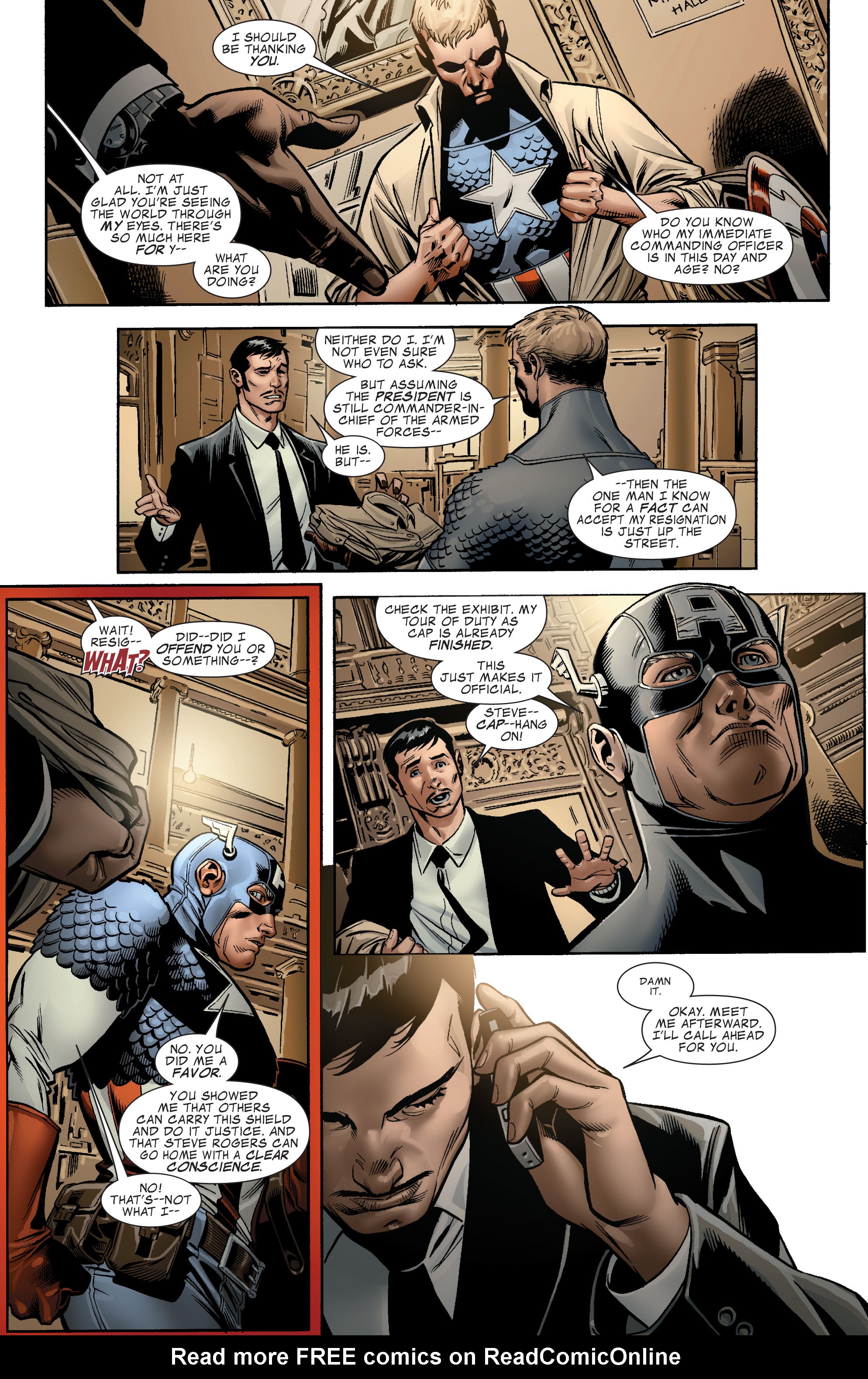 Captain America: Man Out of Time 3 Page 17