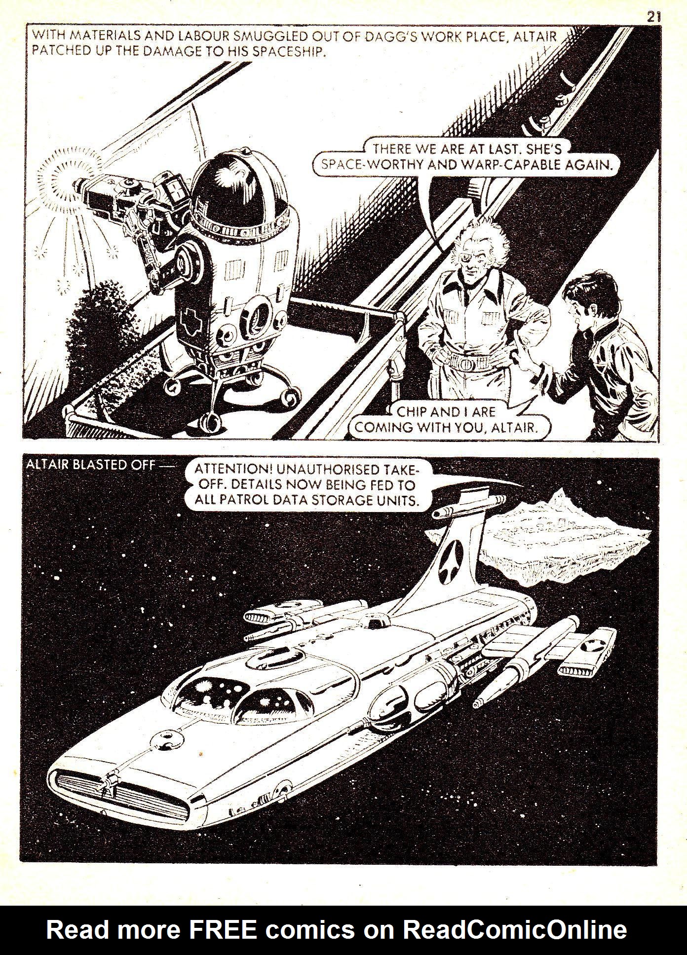 Read online Starblazer comic -  Issue #89 - 21