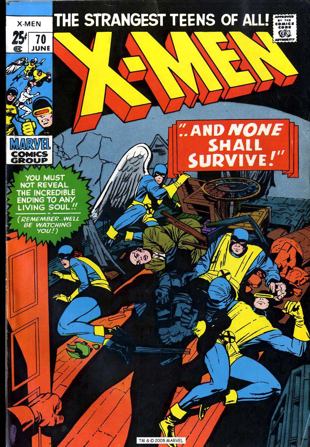 Read online Uncanny X-Men (1963) comic -  Issue #70 - 1