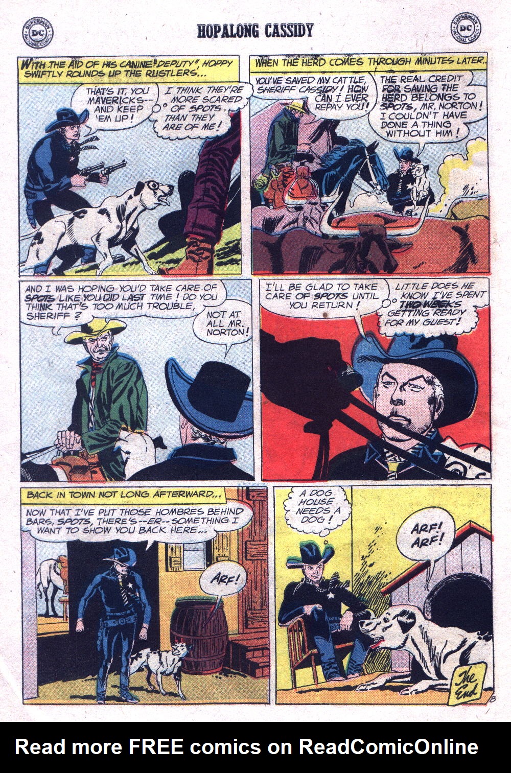Read online Hopalong Cassidy comic -  Issue #130 - 10