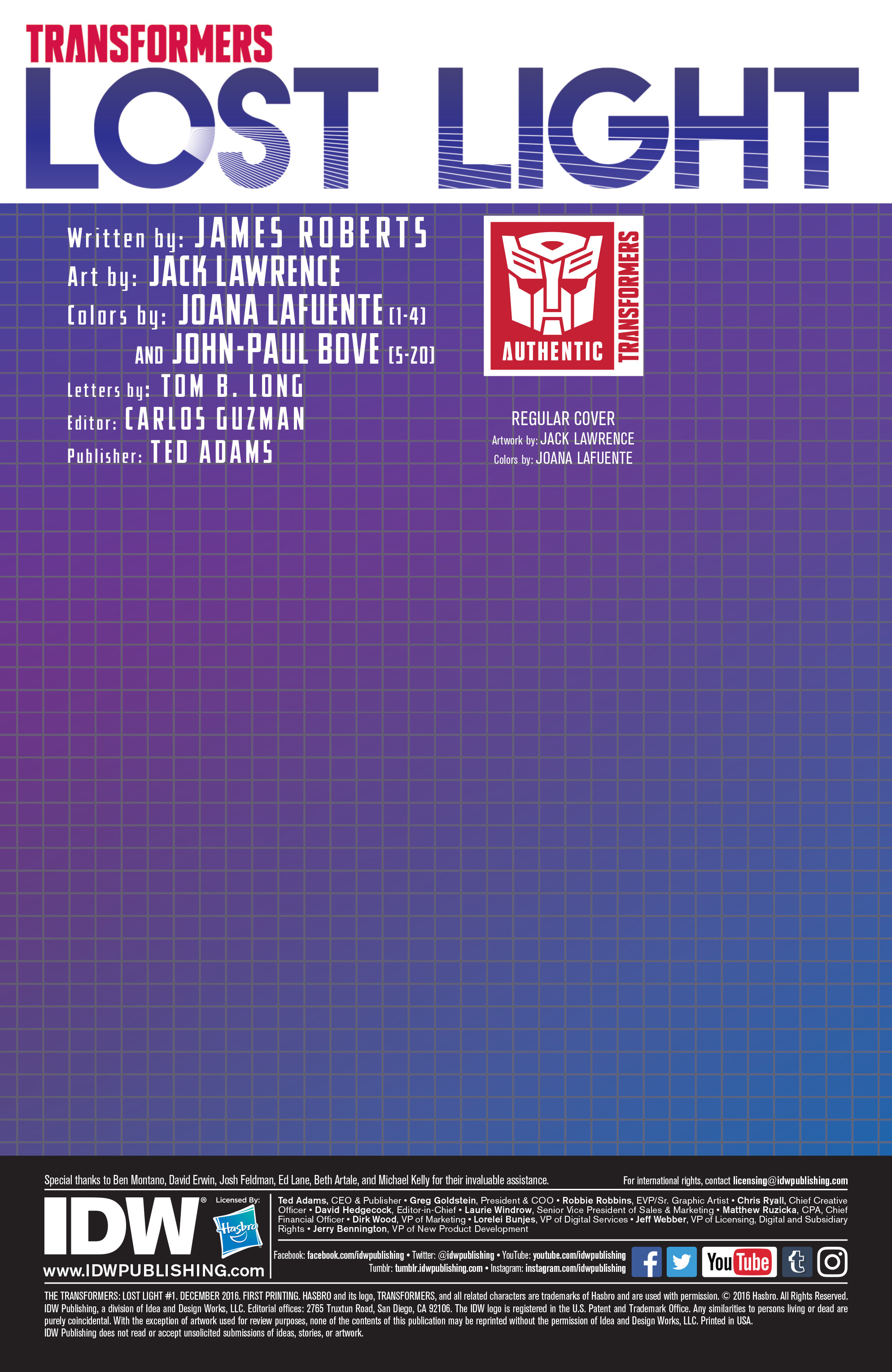 Read online The Transformers: Lost Light comic -  Issue #1 - 2