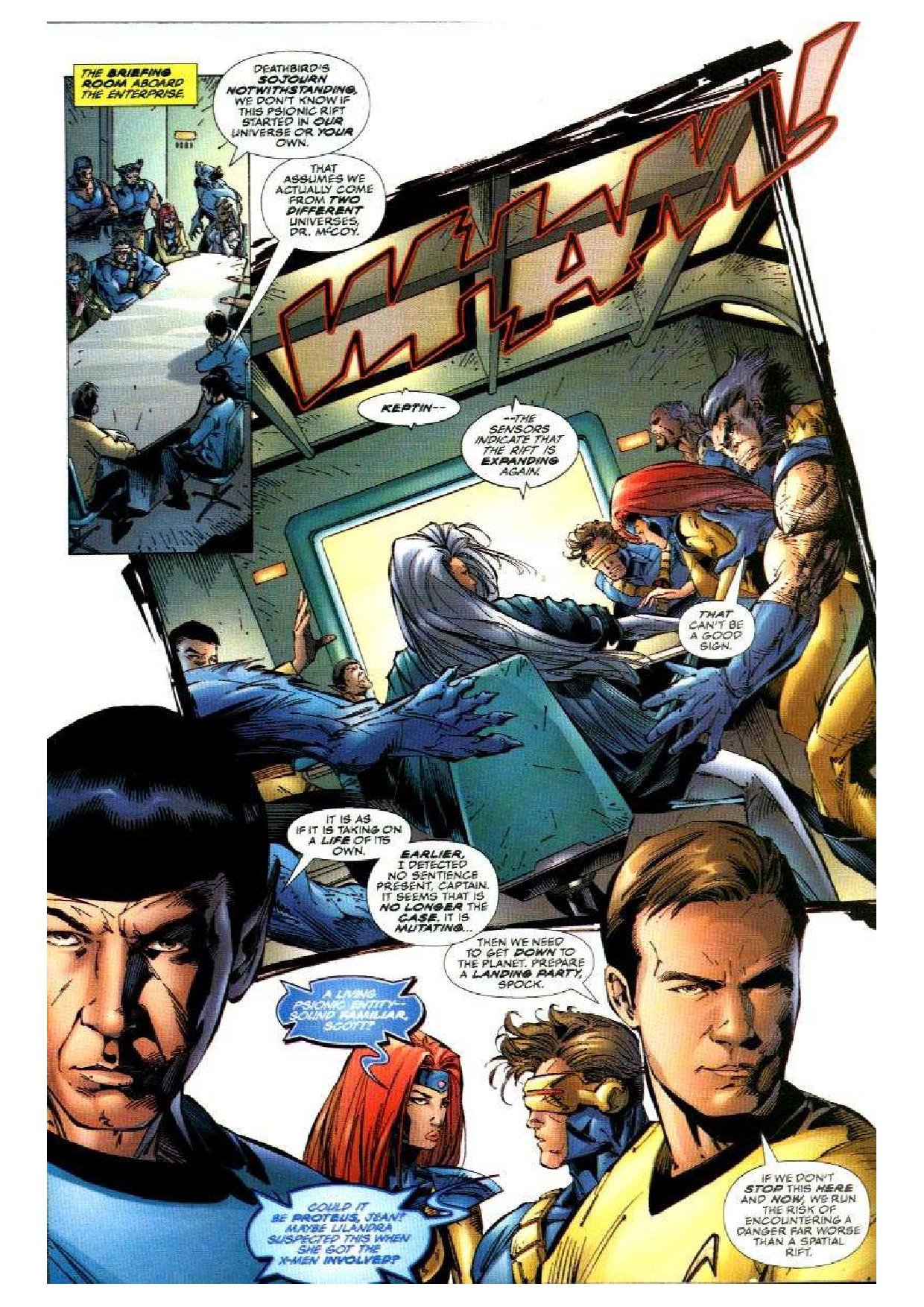 Read online Star Trek/X-Men comic -  Issue # Full - 23