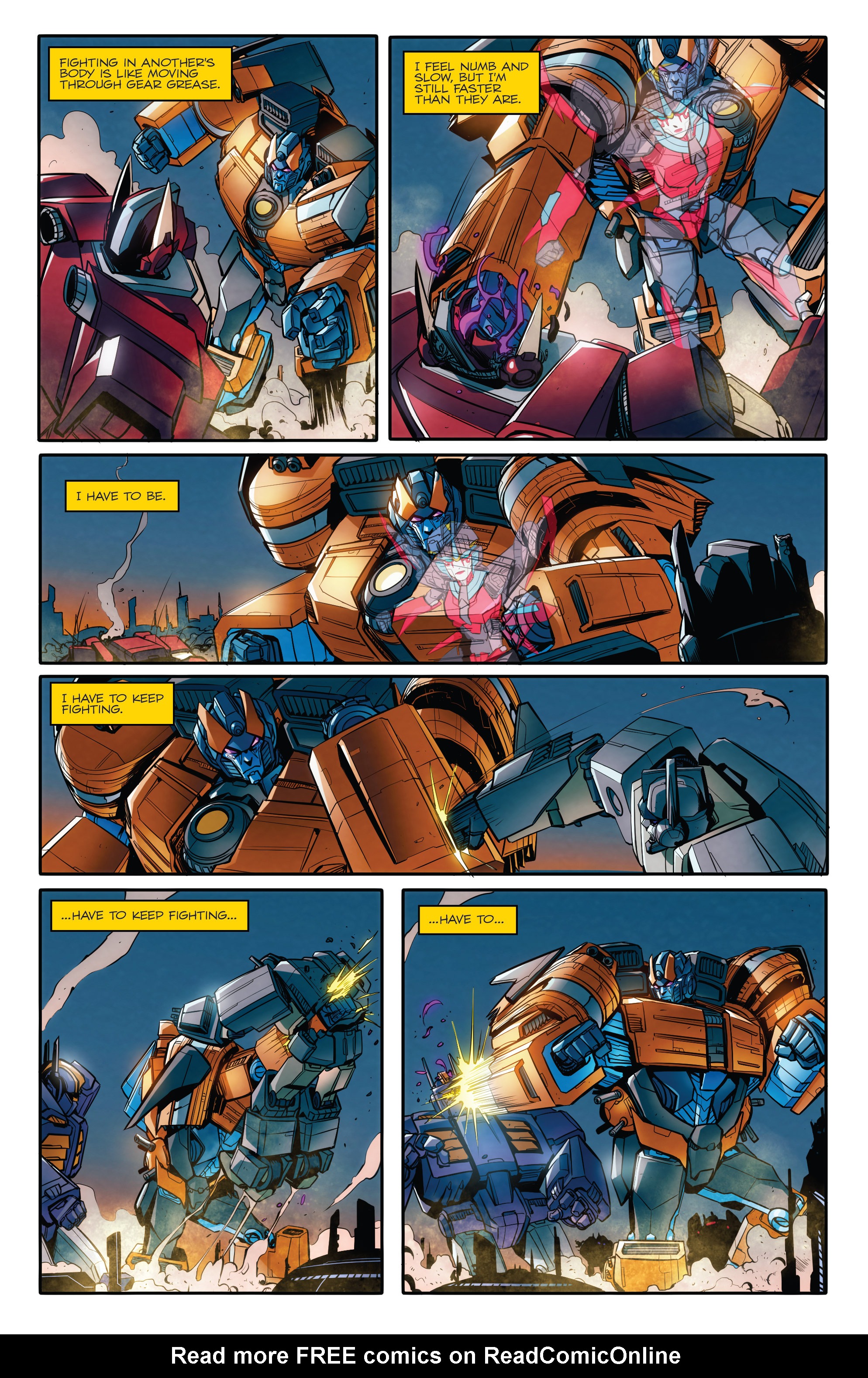 Read online Transformers: Till All Are One comic -  Issue #8 - 9
