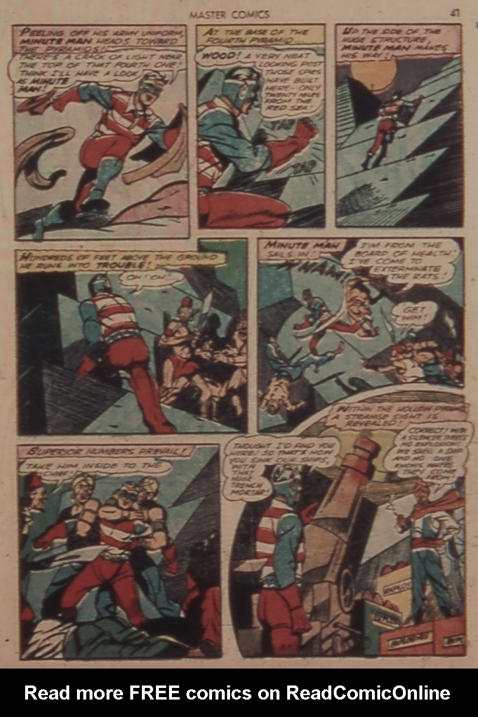 Read online Master Comics comic -  Issue #36 - 41