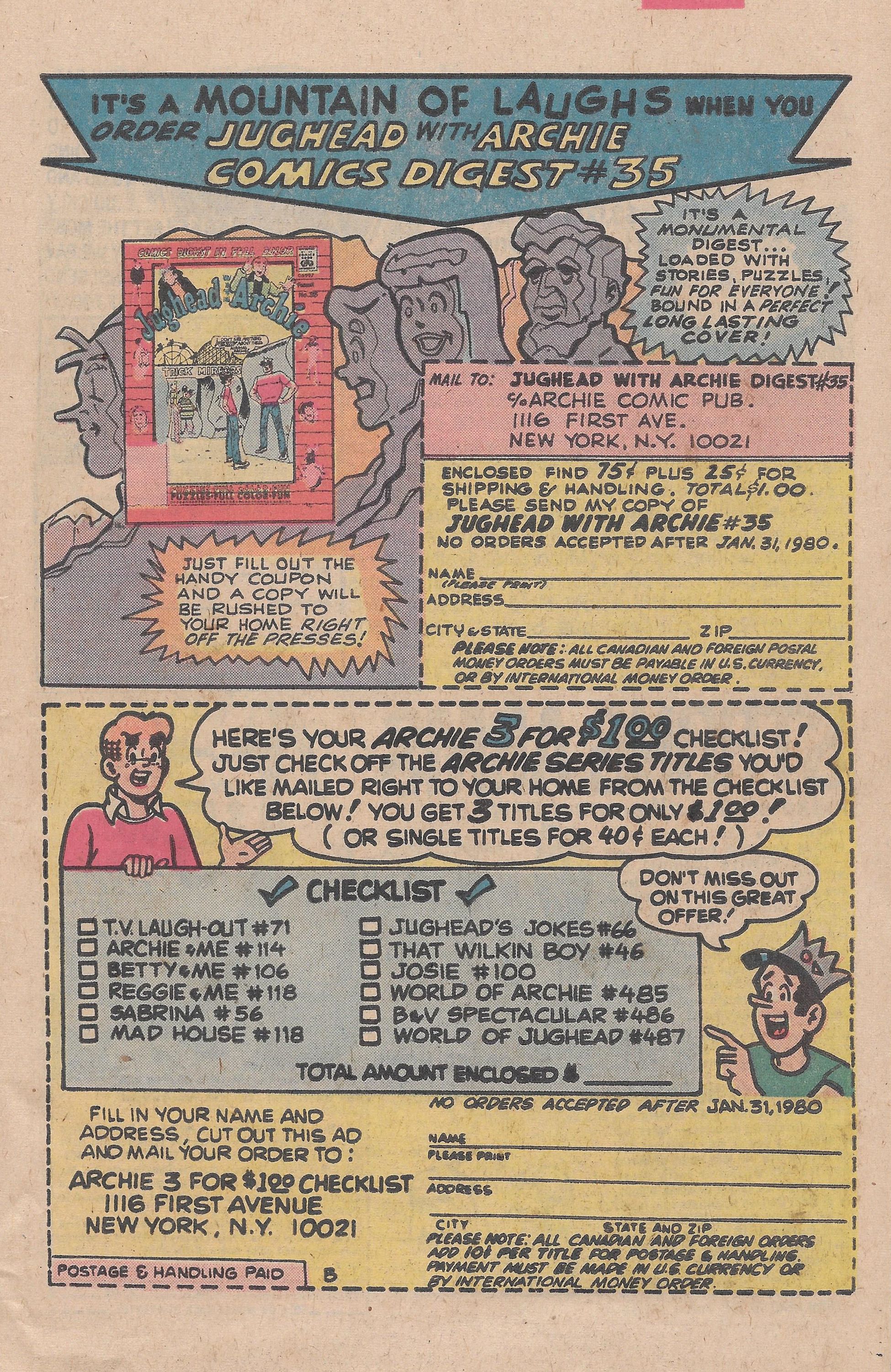 Read online Archie at Riverdale High (1972) comic -  Issue #67 - 27