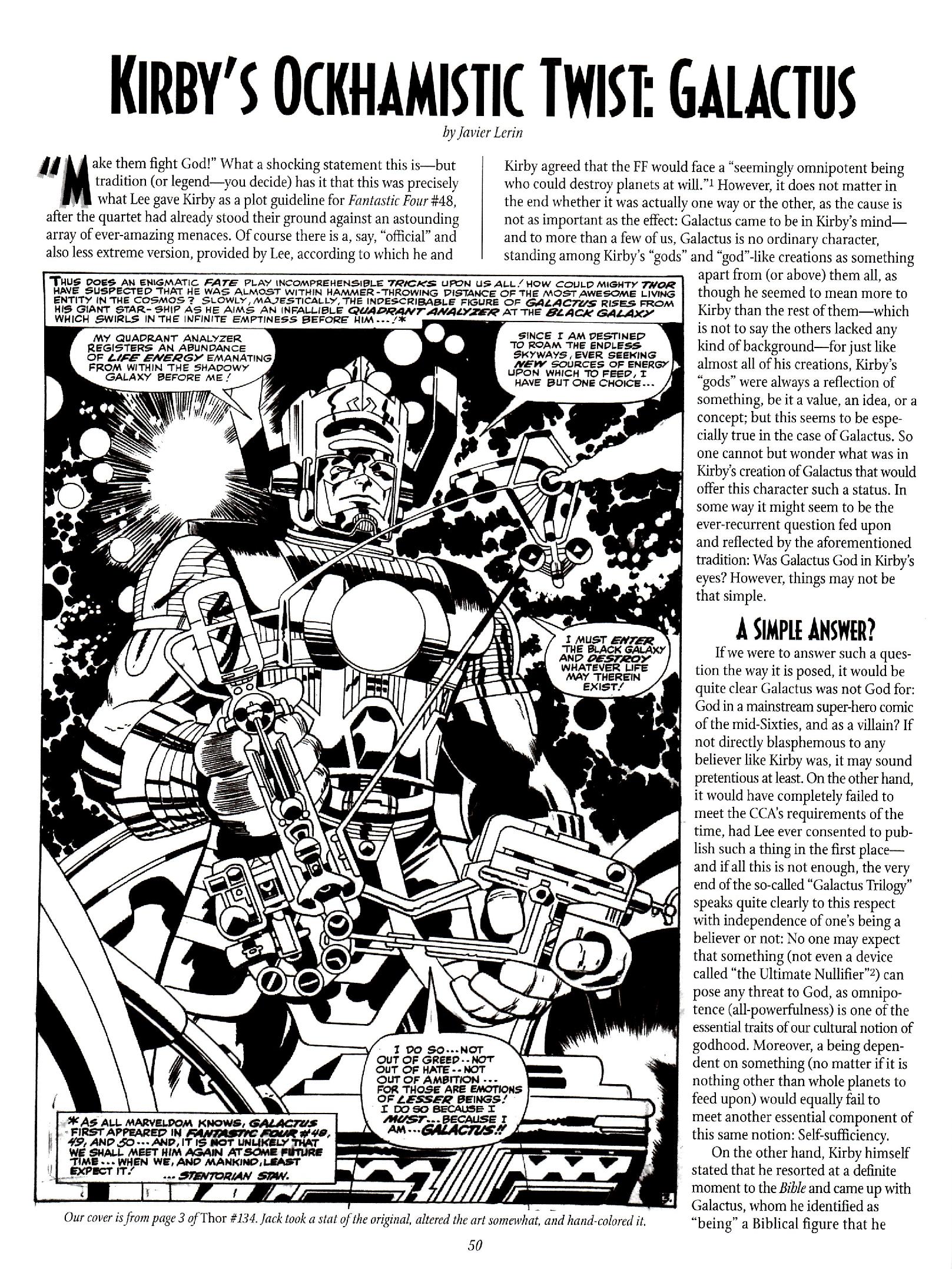 Read online The Jack Kirby Collector comic -  Issue #26 - 49