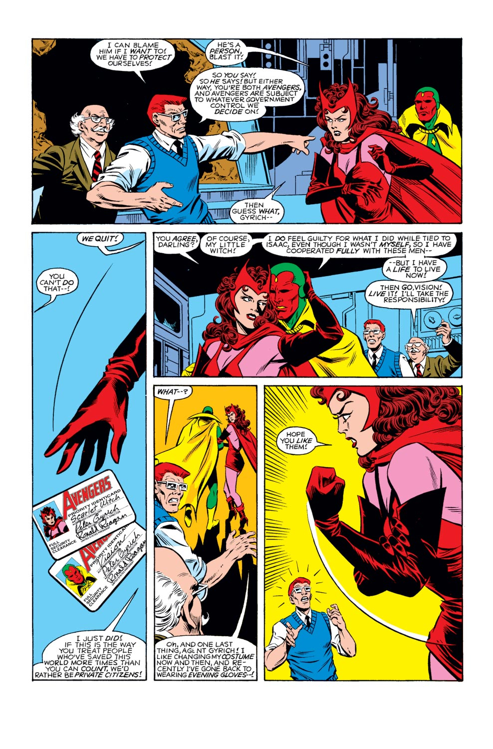 Read online The Vision and the Scarlet Witch (1985) comic -  Issue #1 - 10