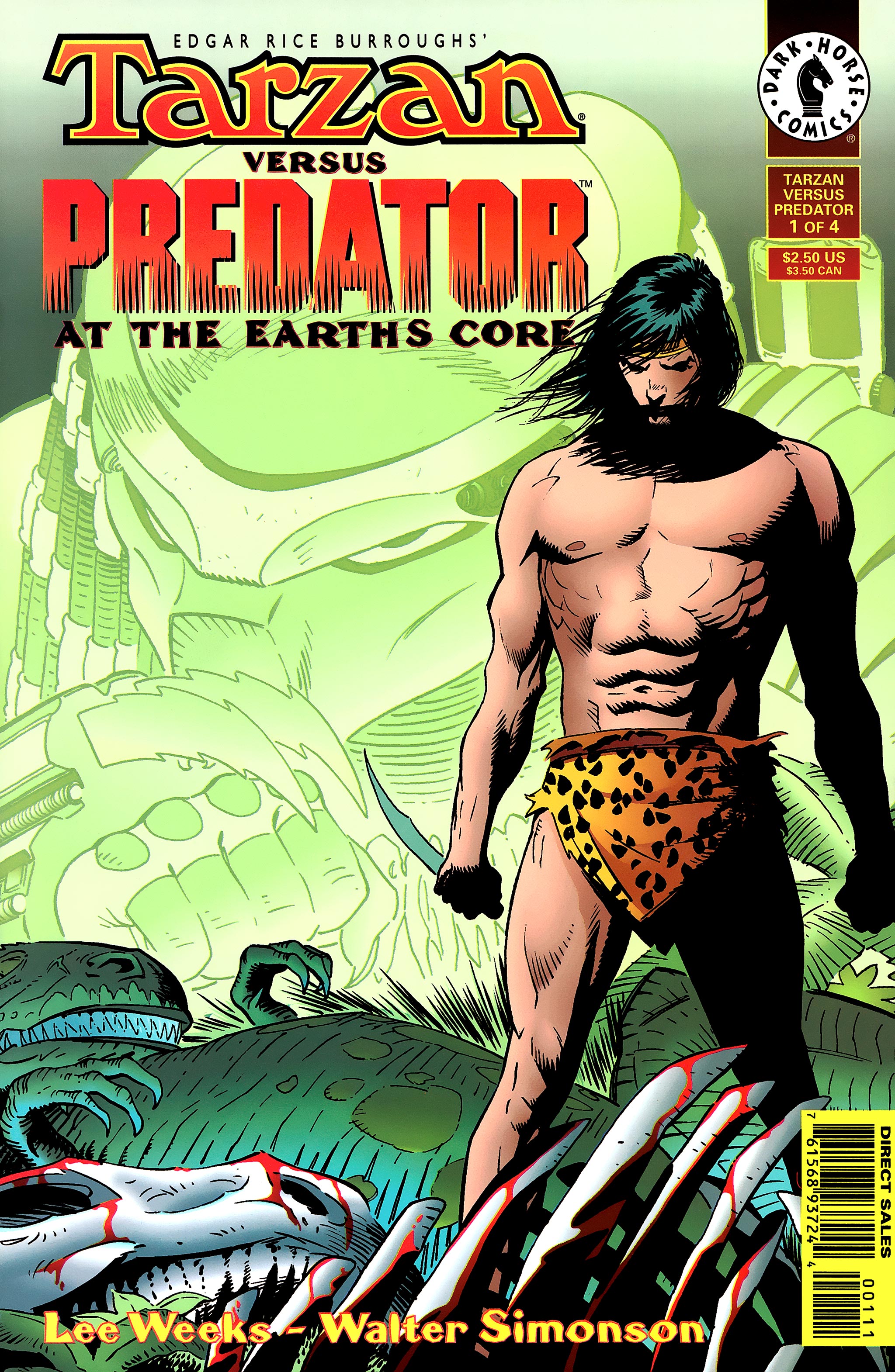 Read online Tarzan vs. Predator at the Earth's Core comic -  Issue #1 - 1