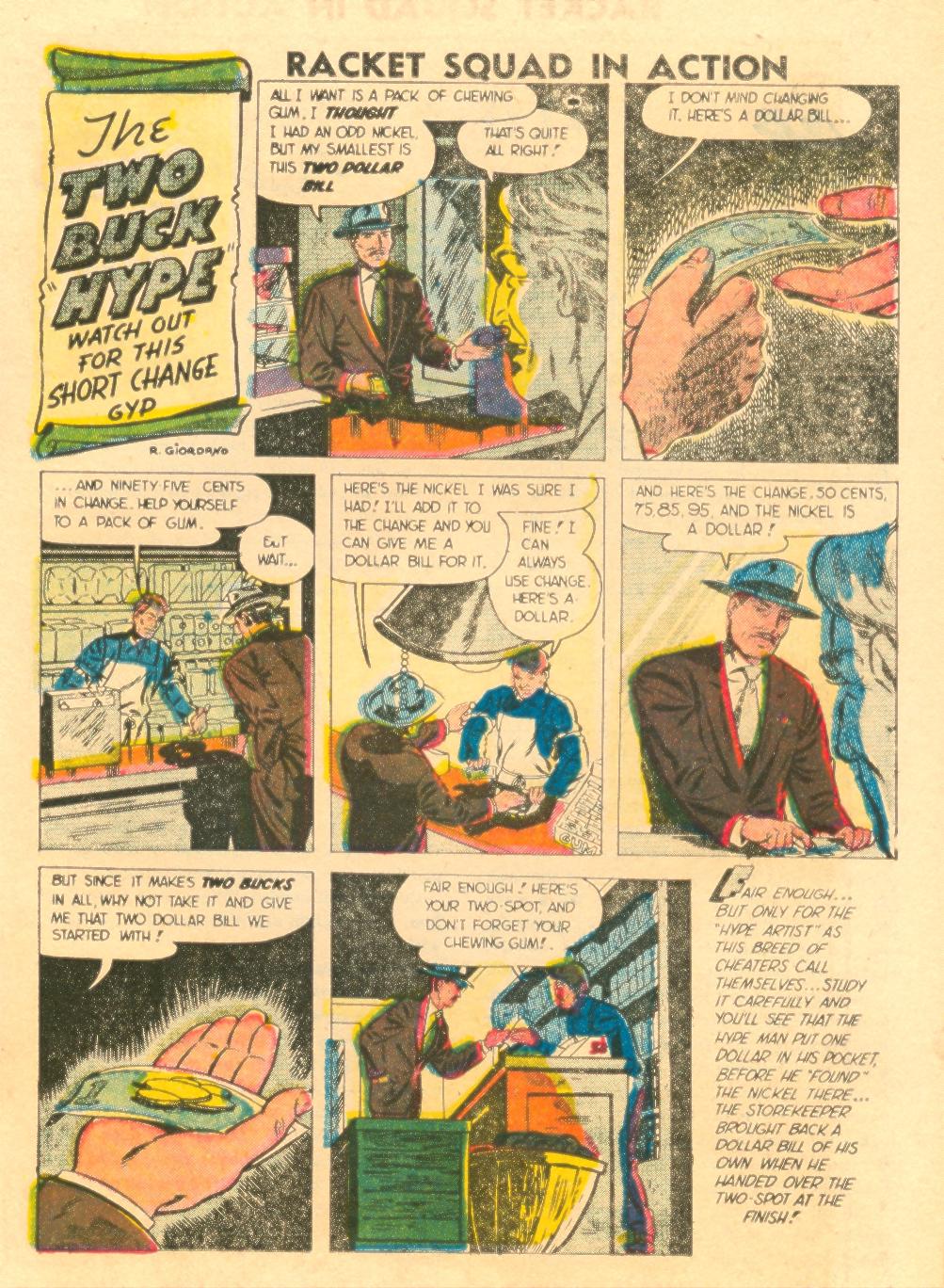 Read online Racket Squad in Action comic -  Issue #15 - 15