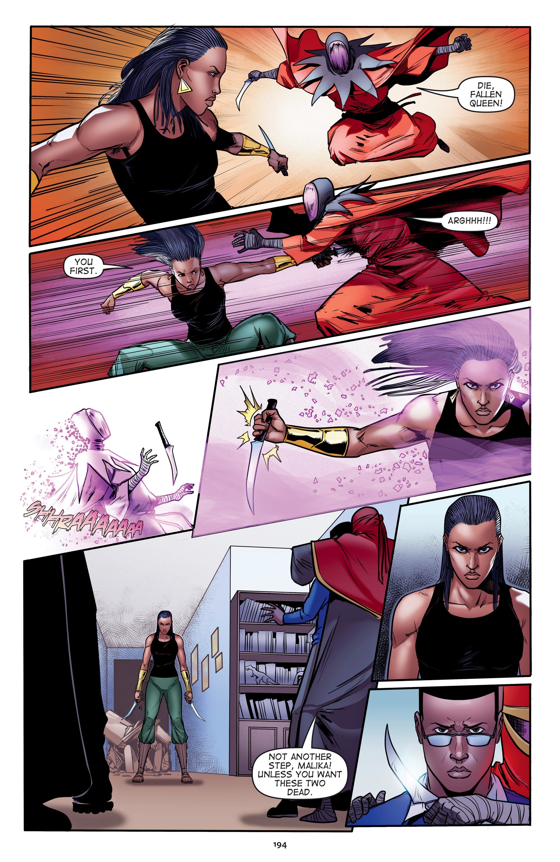 Read online Malika: Warrior Queen comic -  Issue # TPB 2 (Part 2) - 96