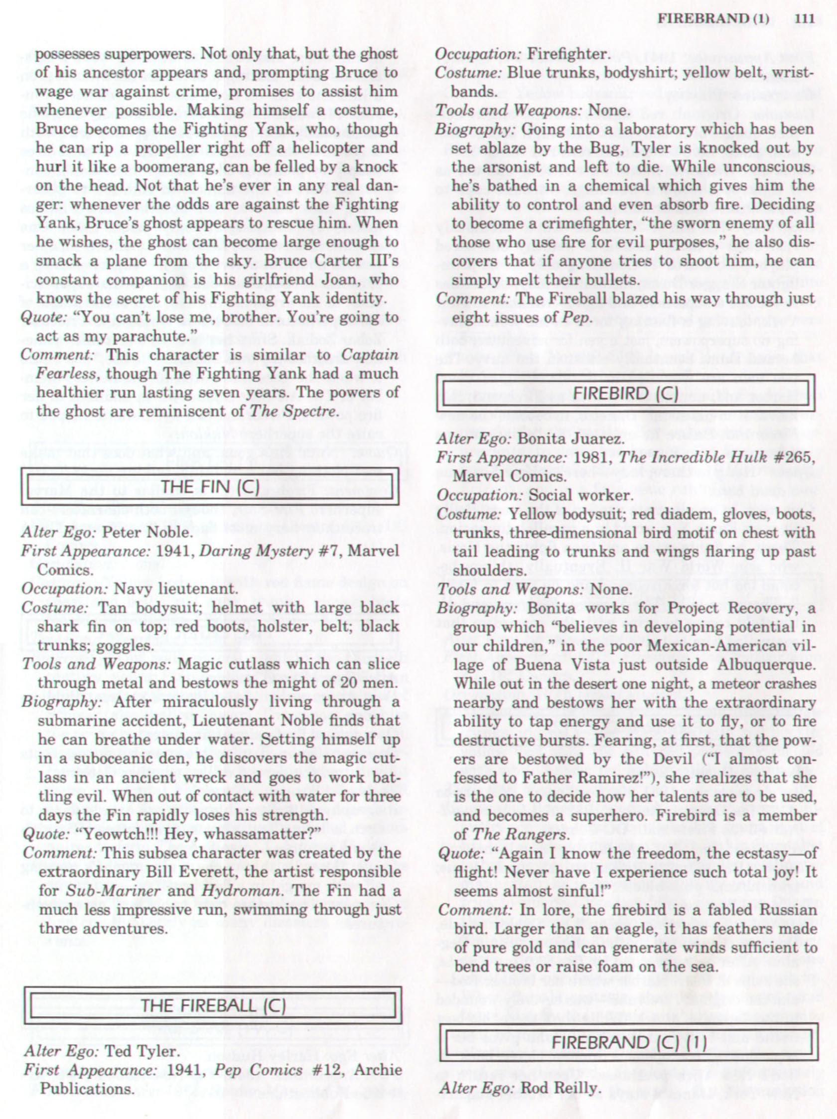 Read online The Encyclopedia of Superheroes comic -  Issue # TPB (Part 2) - 30