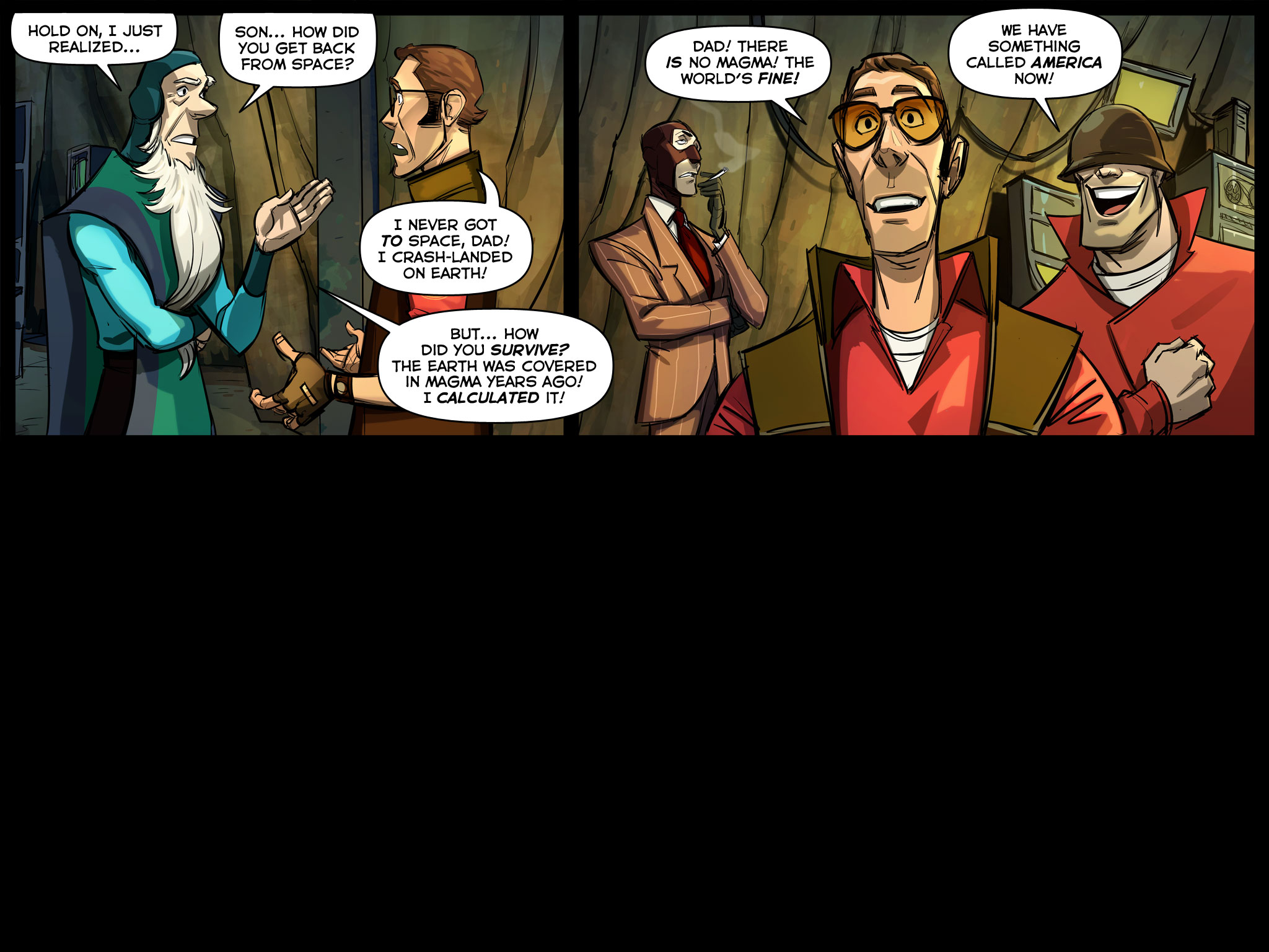 Read online Team Fortress 2 comic -  Issue #4 - 98