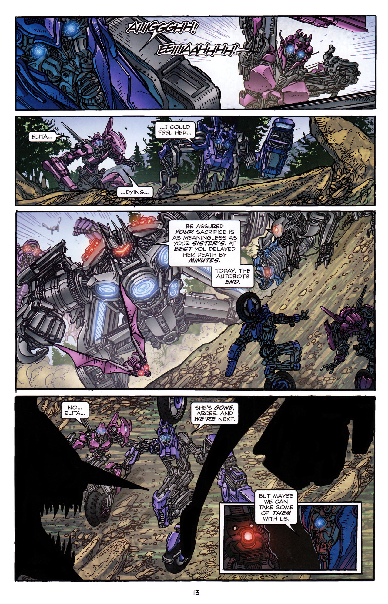 Read online Transformers: Dark of the Moon Rising Storm comic -  Issue #4 - 14