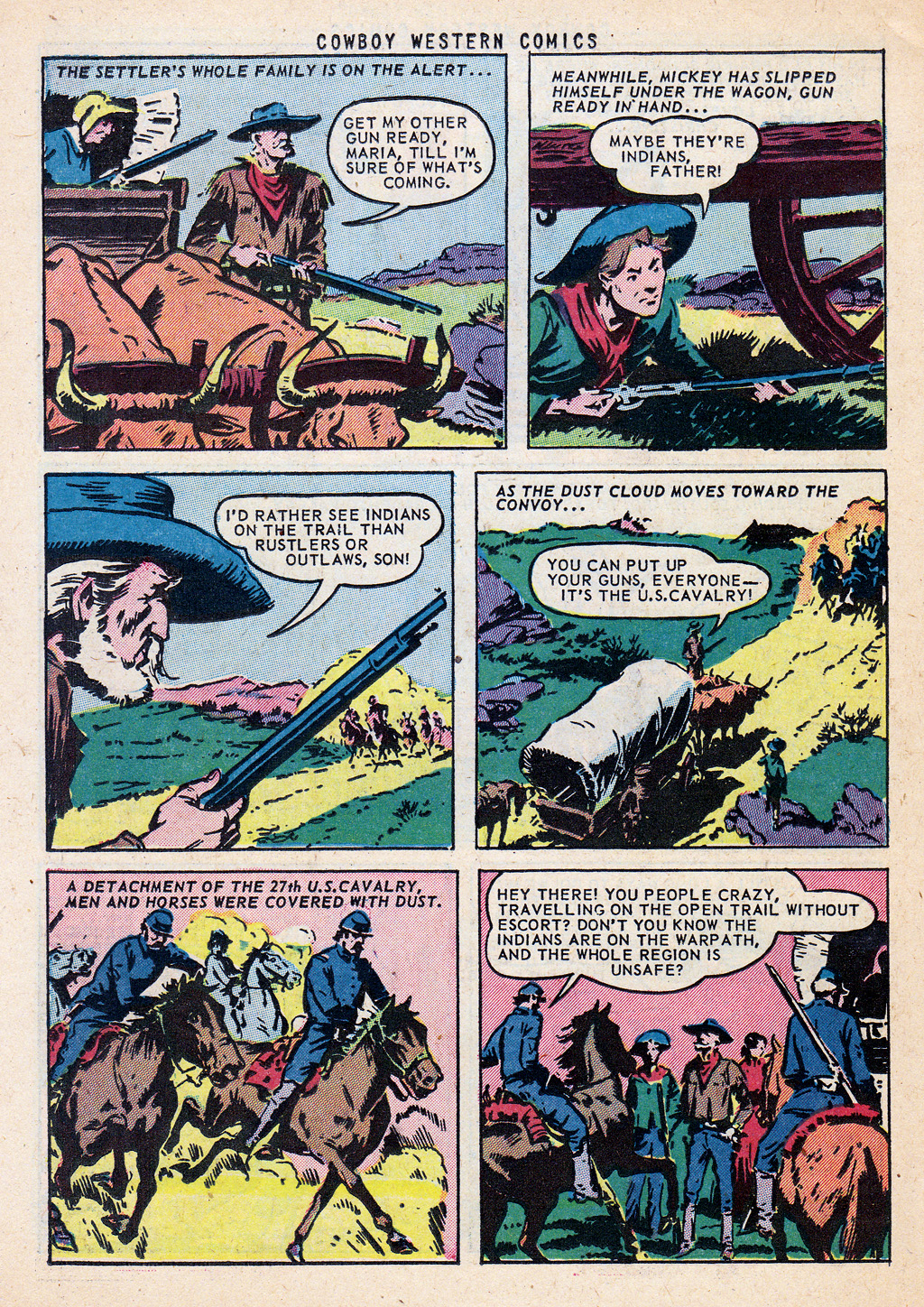 Read online Cowboy Western Comics (1948) comic -  Issue #38 - 22