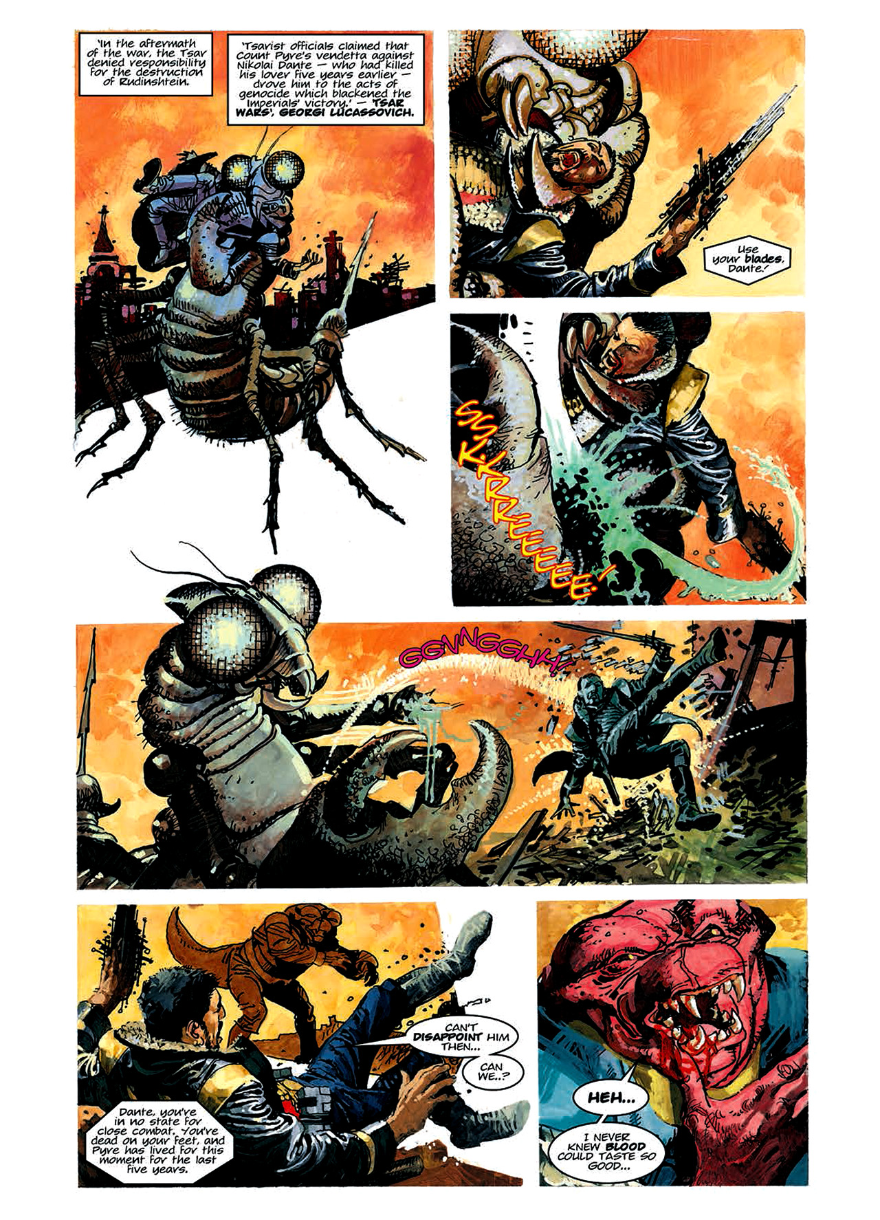 Read online Nikolai Dante comic -  Issue # TPB 5 - 114