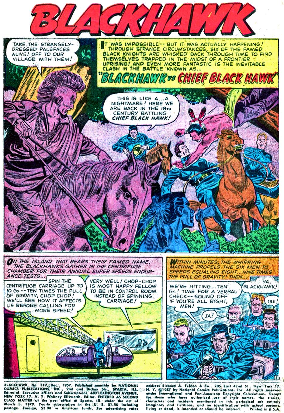 Read online Blackhawk (1957) comic -  Issue #119 - 3
