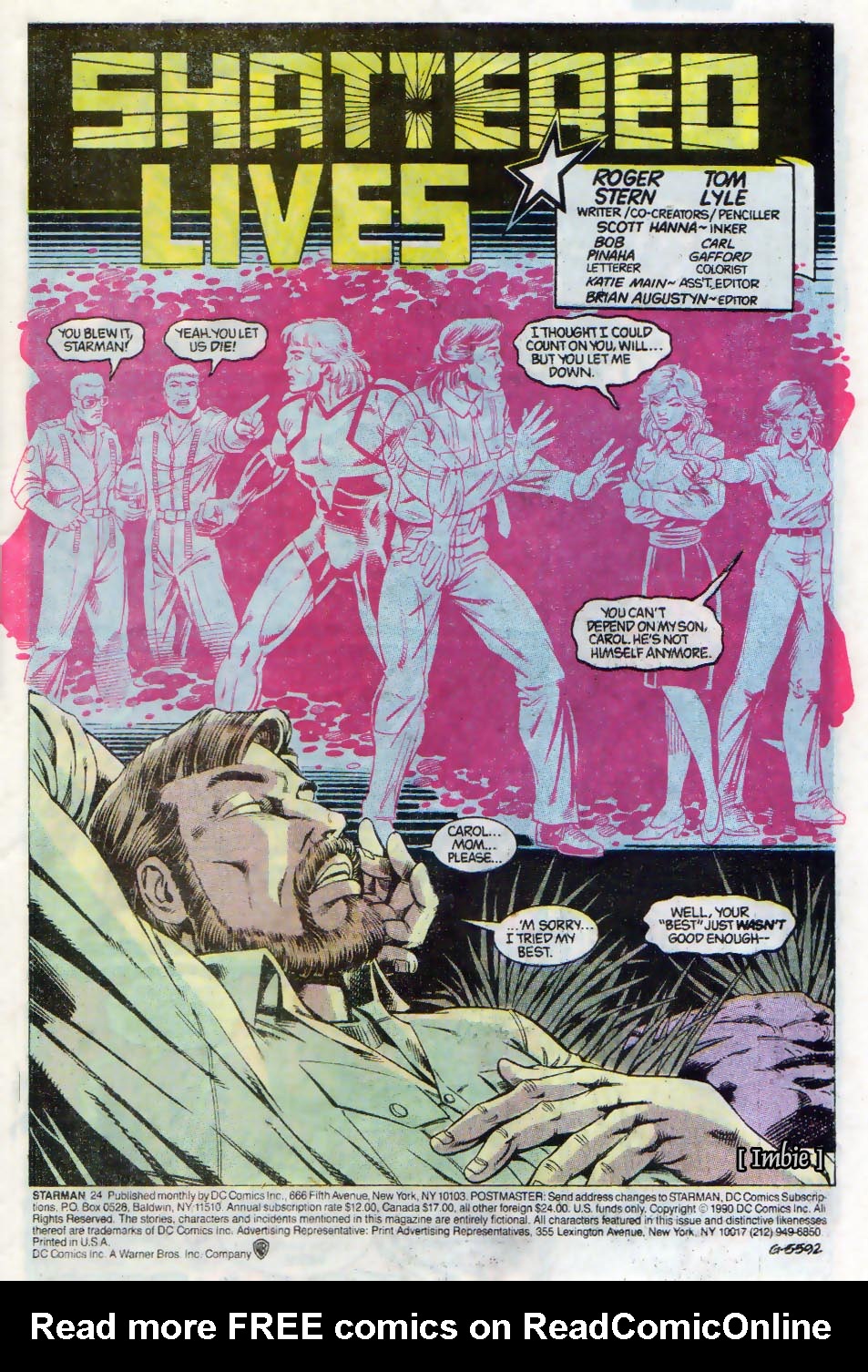 Read online Starman (1988) comic -  Issue #24 - 2