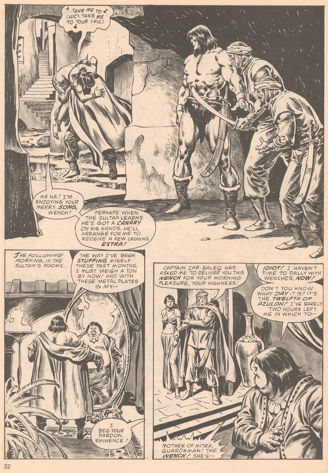 Read online The Savage Sword Of Conan comic -  Issue #63 - 32