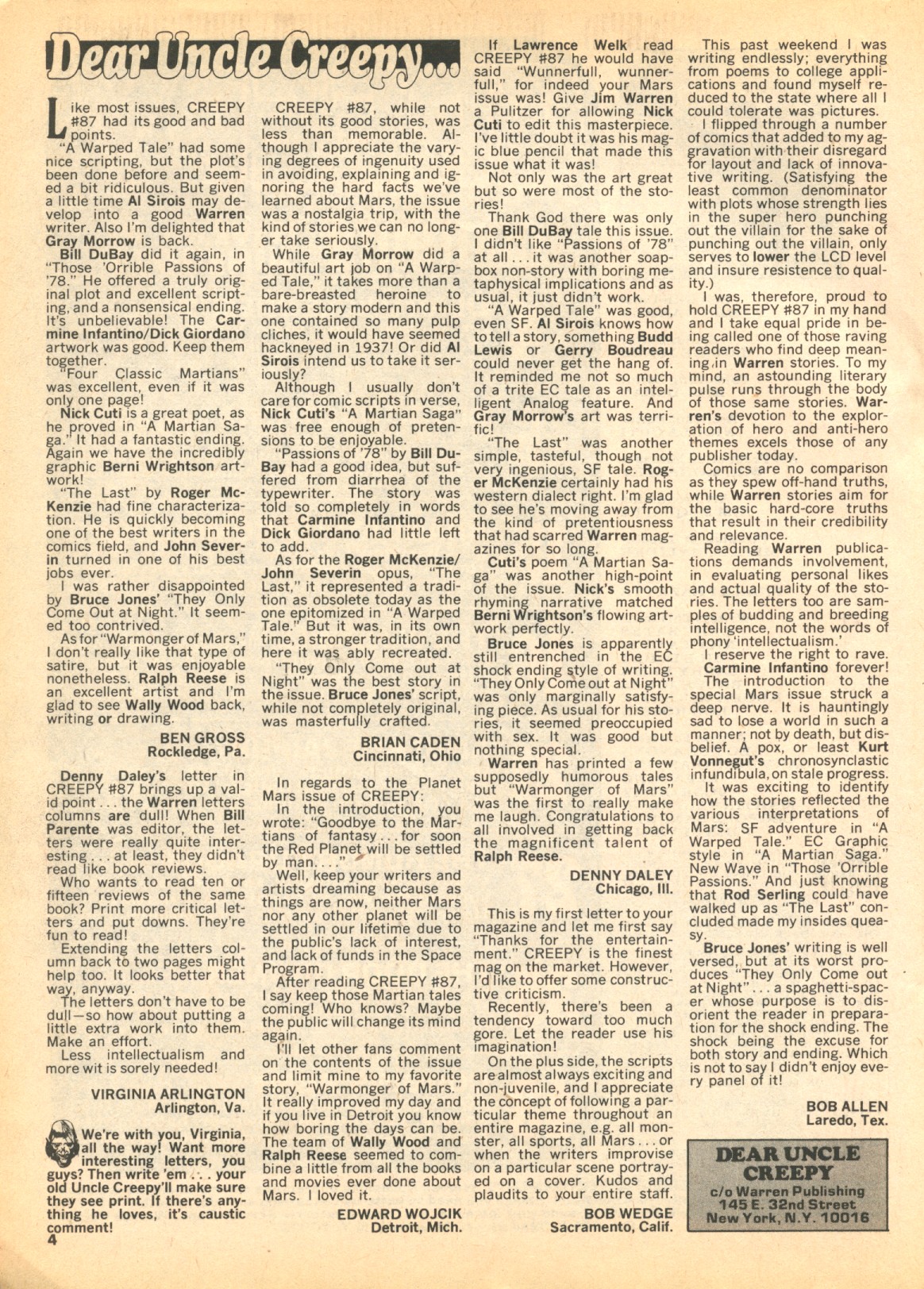 Creepy (1964) Issue #89 #89 - English 4