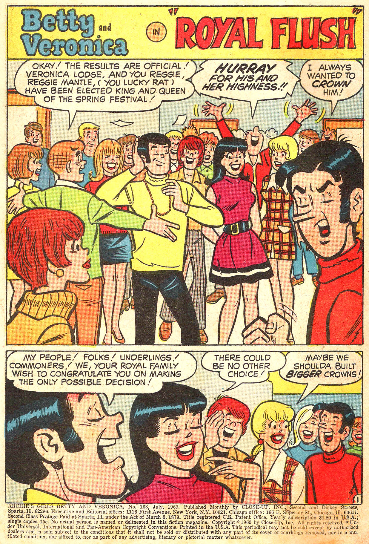Read online Archie's Girls Betty and Veronica comic -  Issue #163 - 3