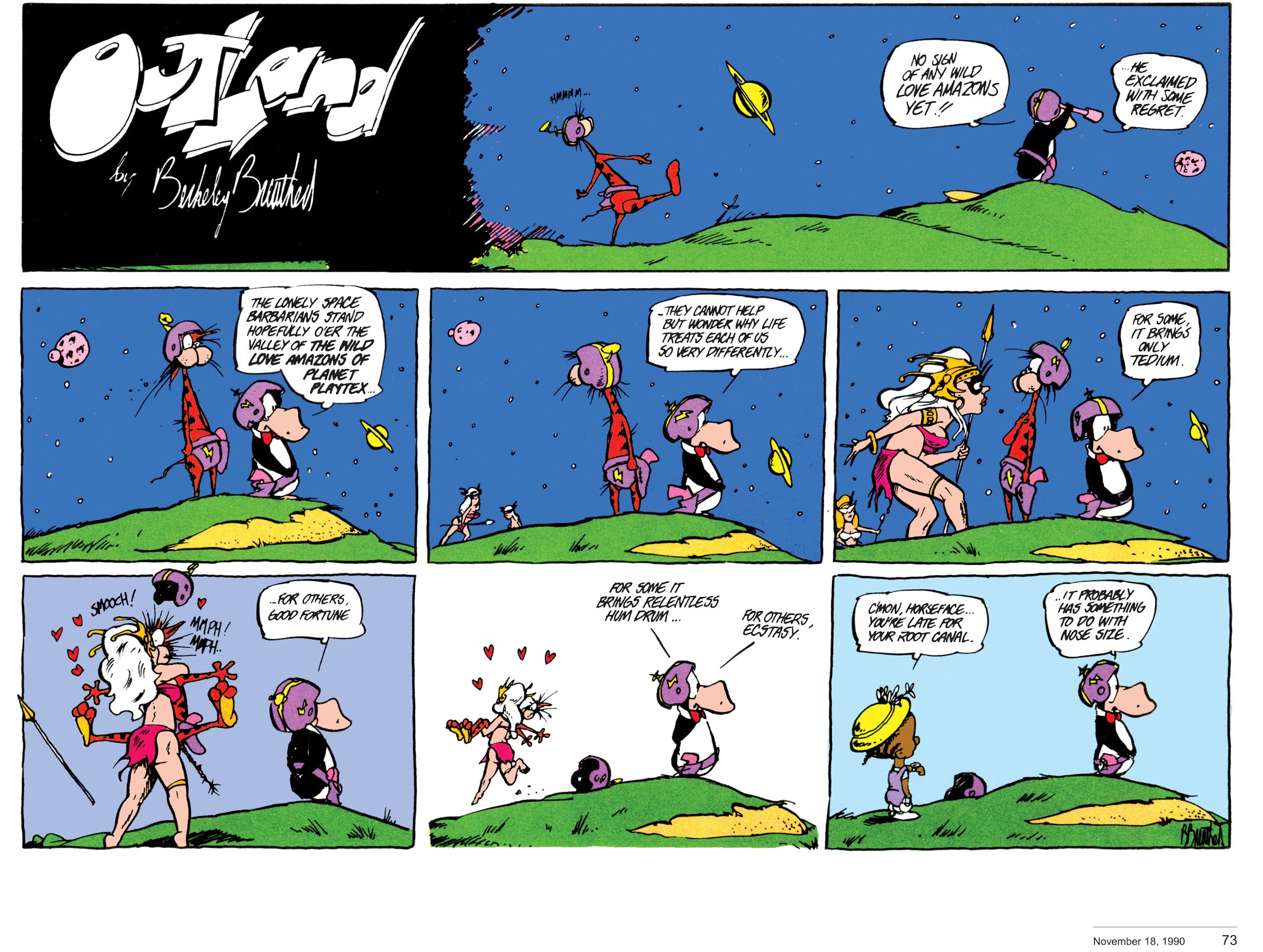 Read online Berkeley Breathed’s Outland comic -  Issue # TPB (Part 1) - 74