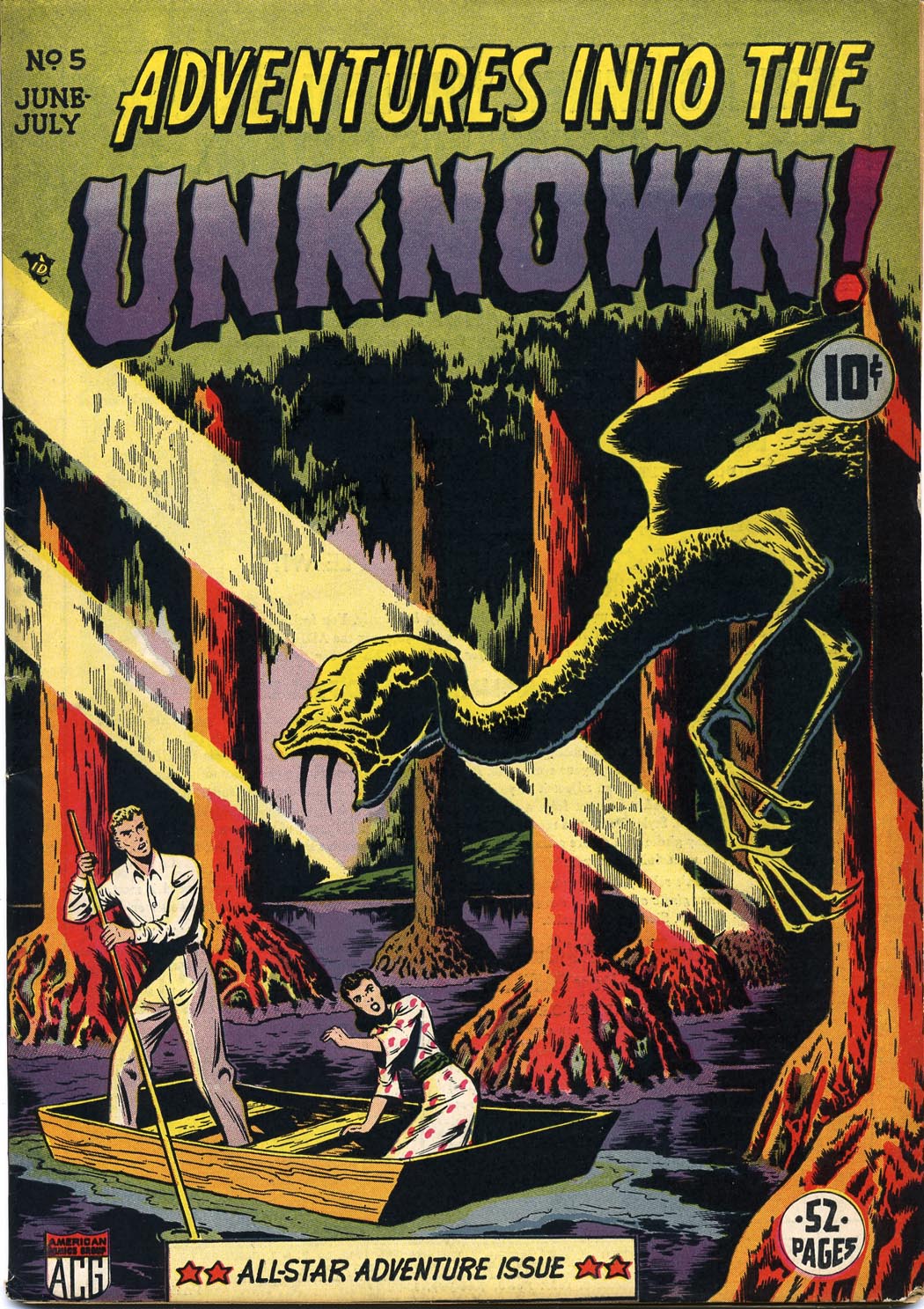 Read online Adventures Into The Unknown comic -  Issue #5 - 1
