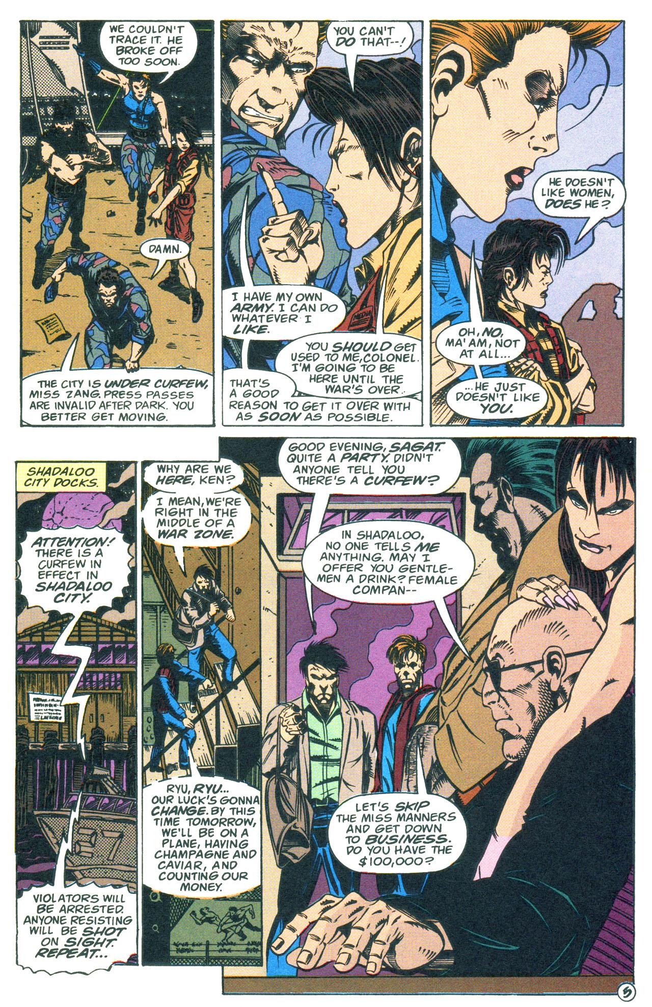 Read online Street Fighter: The Battle For Shadaloo comic -  Issue # Full - 6