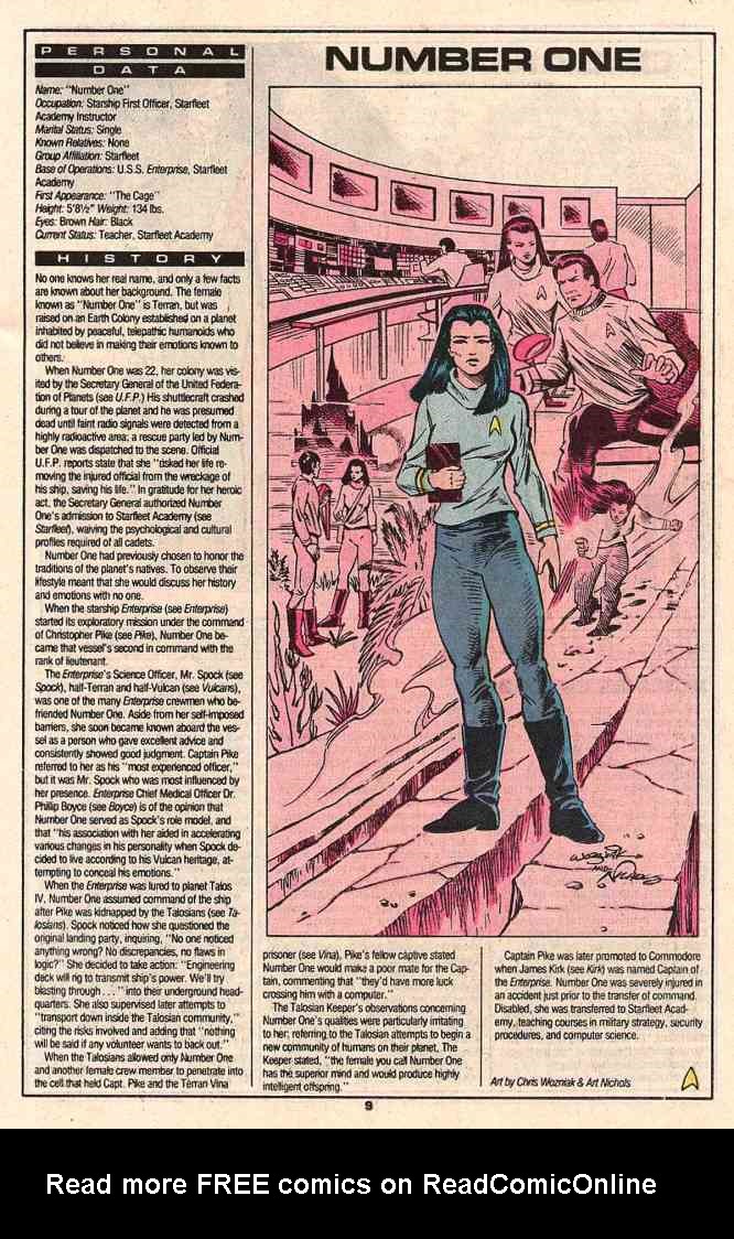 Read online Who's Who in Star Trek comic -  Issue #2 - 11